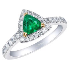 Hirsh Regal Emerald and Diamond Ring