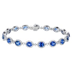 Hirsh Sapphire and Diamond Regal Bracelet