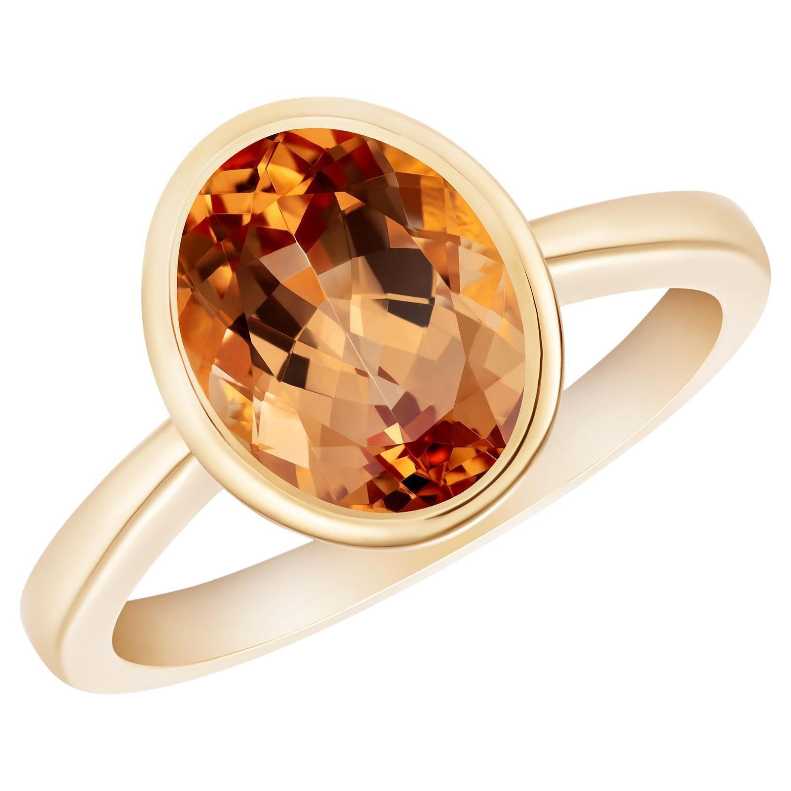 Hirsh Imperial Topaz Ring For Sale