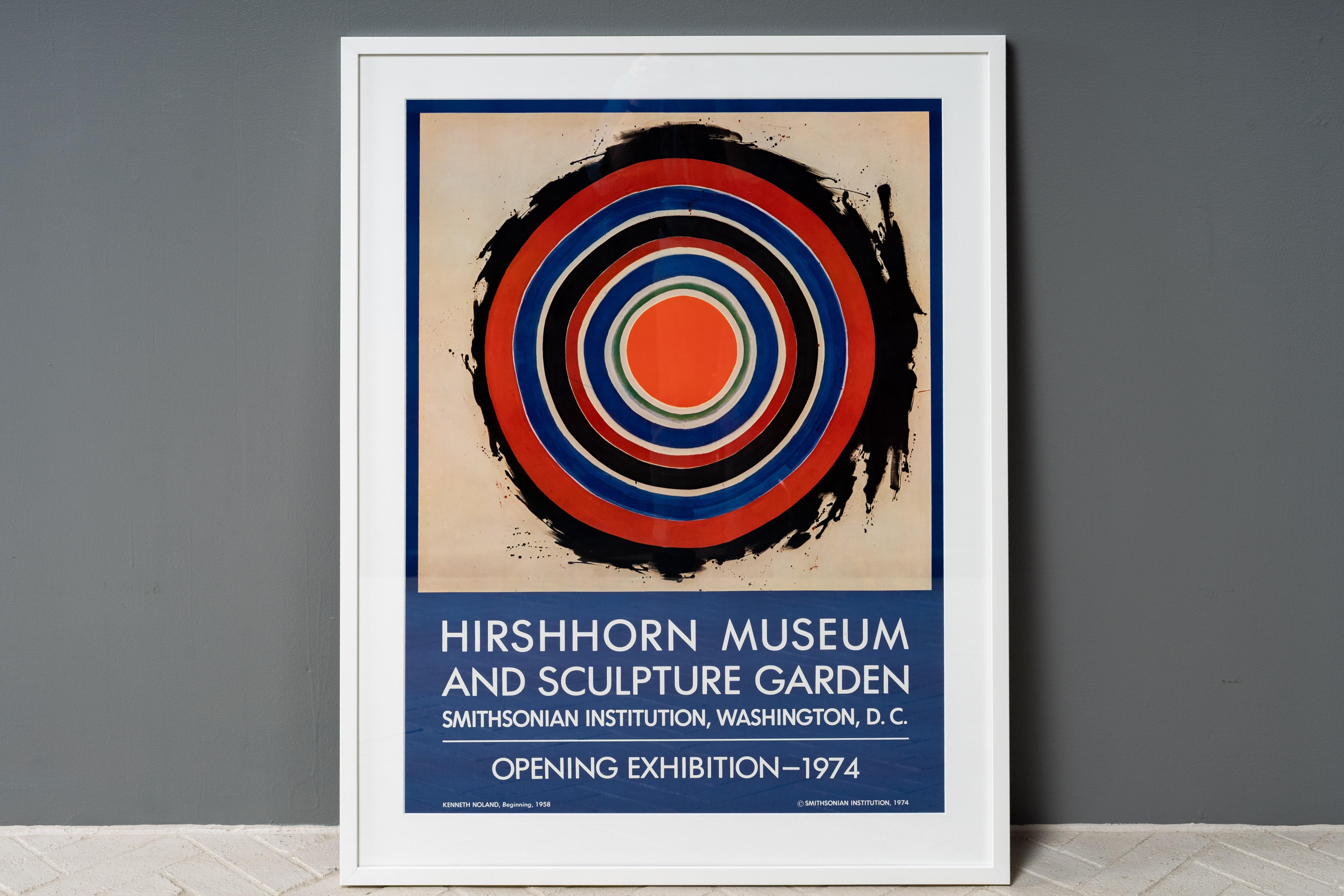 Mid-Century Modern Hirshhorn Museum Exhibit Poster For Sale
