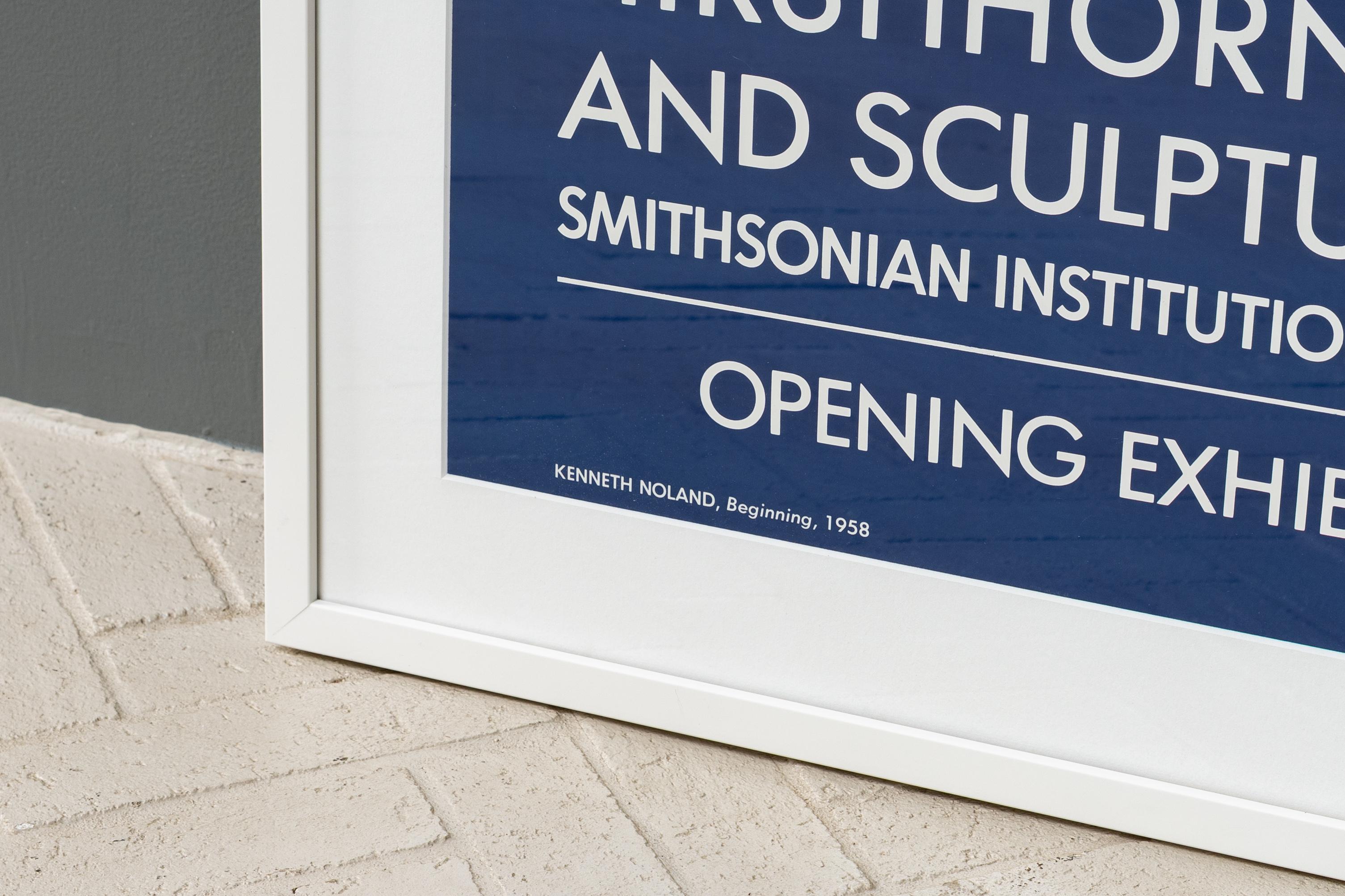 Hirshhorn Museum Exhibit Poster In Good Condition For Sale In Cambridge, US