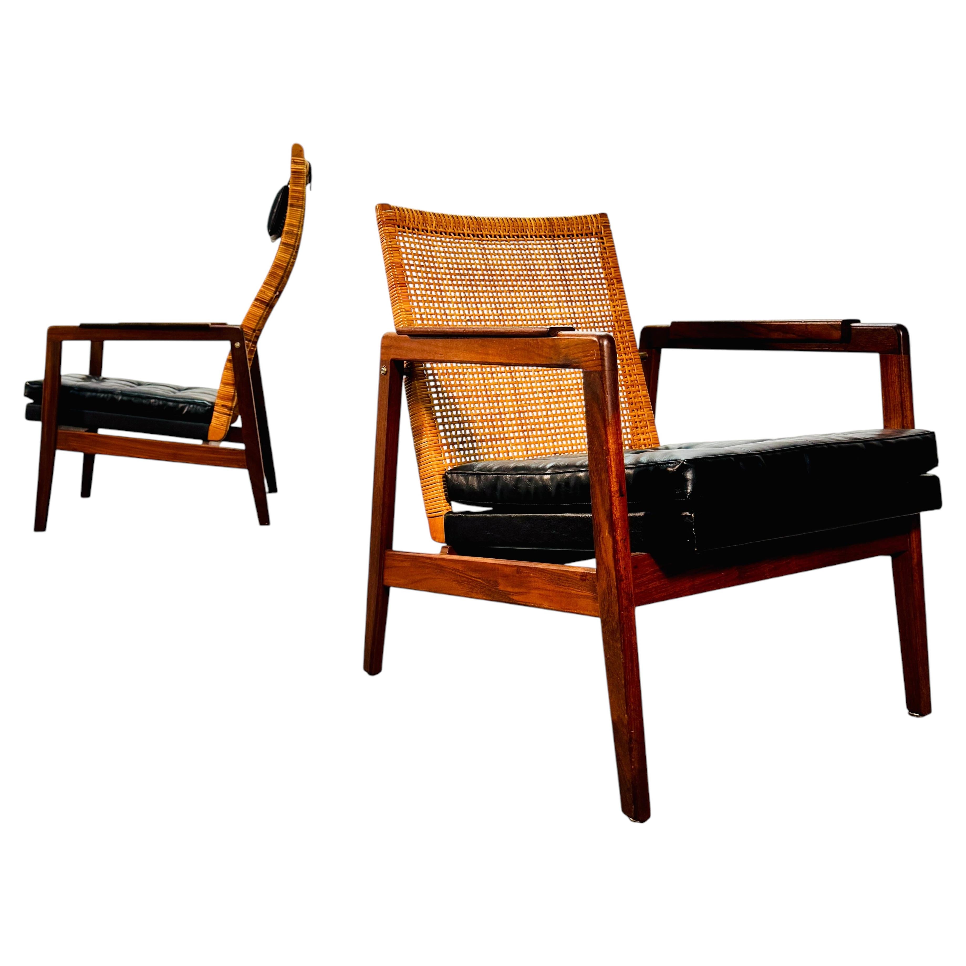 Set di poltrone 'Lui e Lei', Highback & Lowback di P.J. Muntendam, anni '60 in vendita