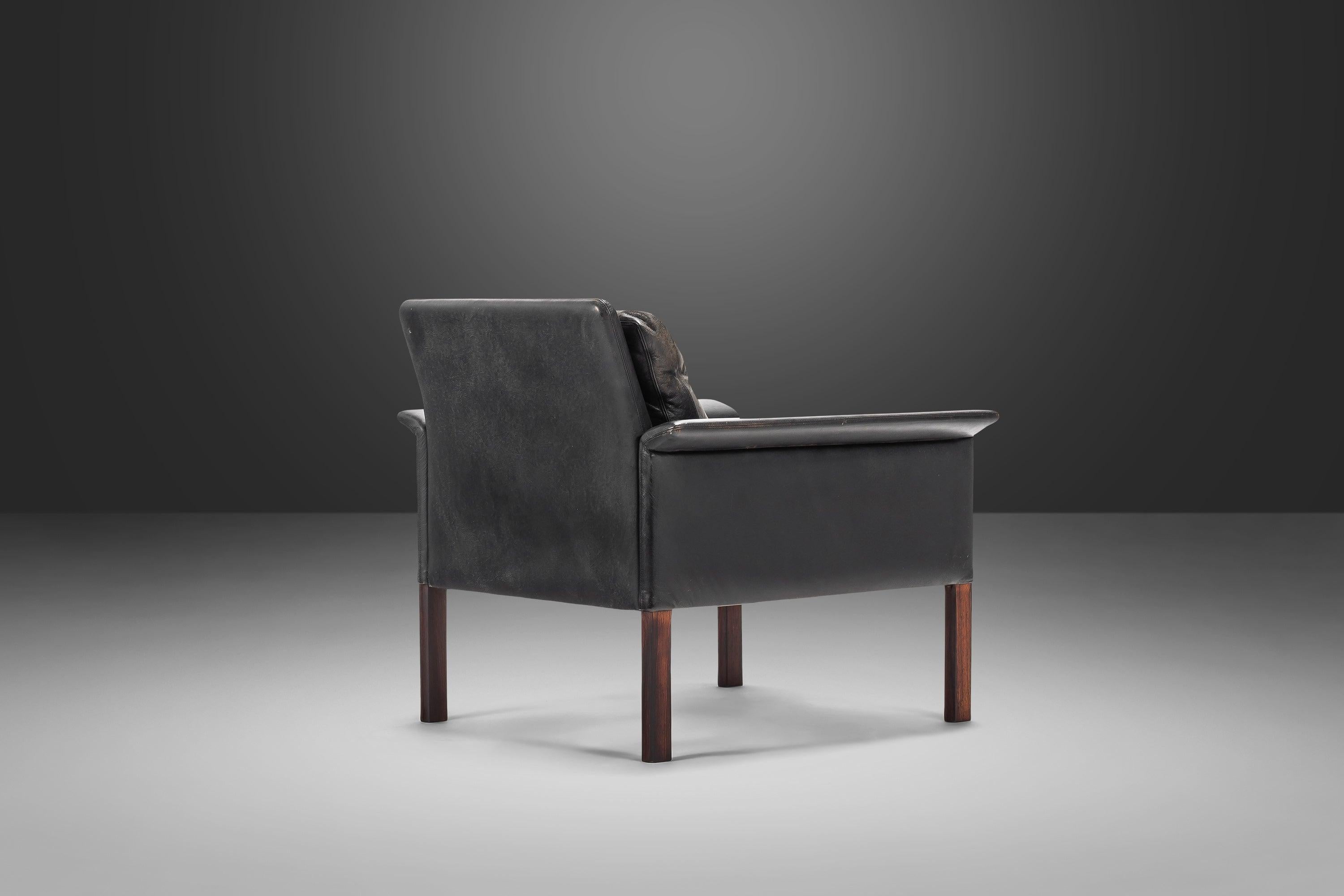 Ensemble de deux chaises longues en bois de rose modèle 500 par Hans Olsen pour CS Møbler. en vente 3