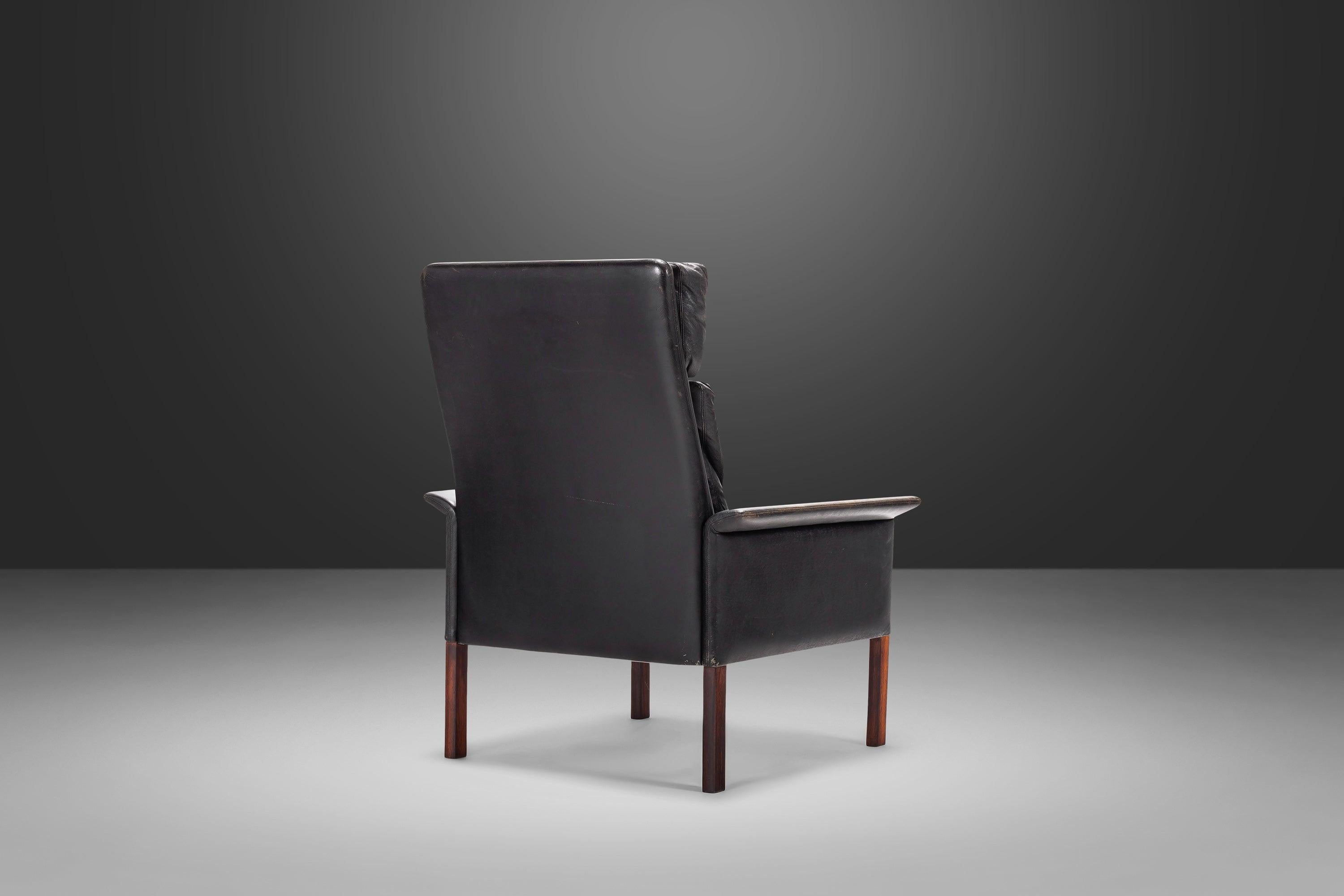 Ensemble de deux chaises longues en bois de rose modèle 500 par Hans Olsen pour CS Møbler. Abîmé - En vente à Deland, FL