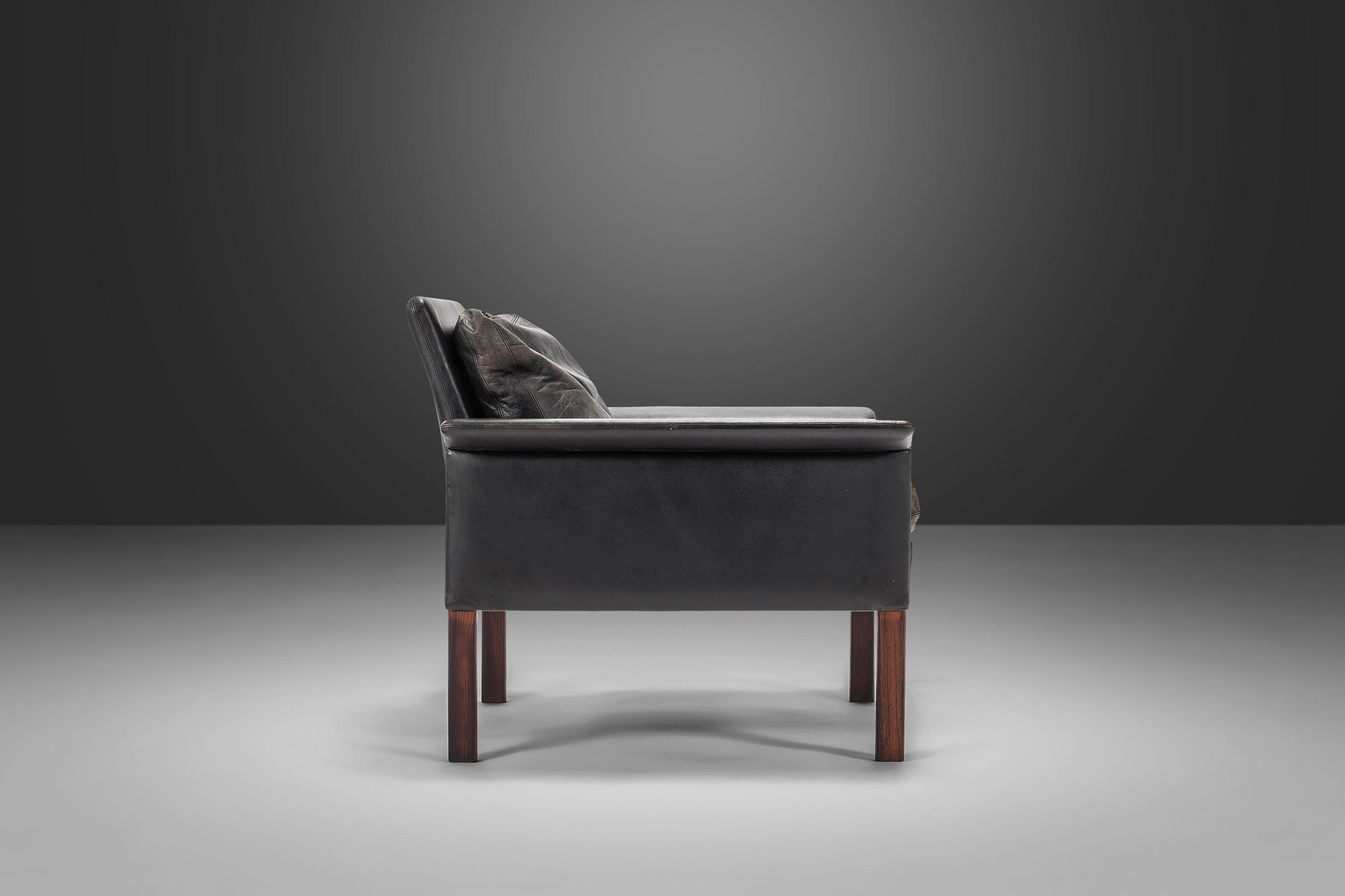 Ensemble de deux chaises longues en bois de rose modèle 500 par Hans Olsen pour CS Møbler. en vente 2