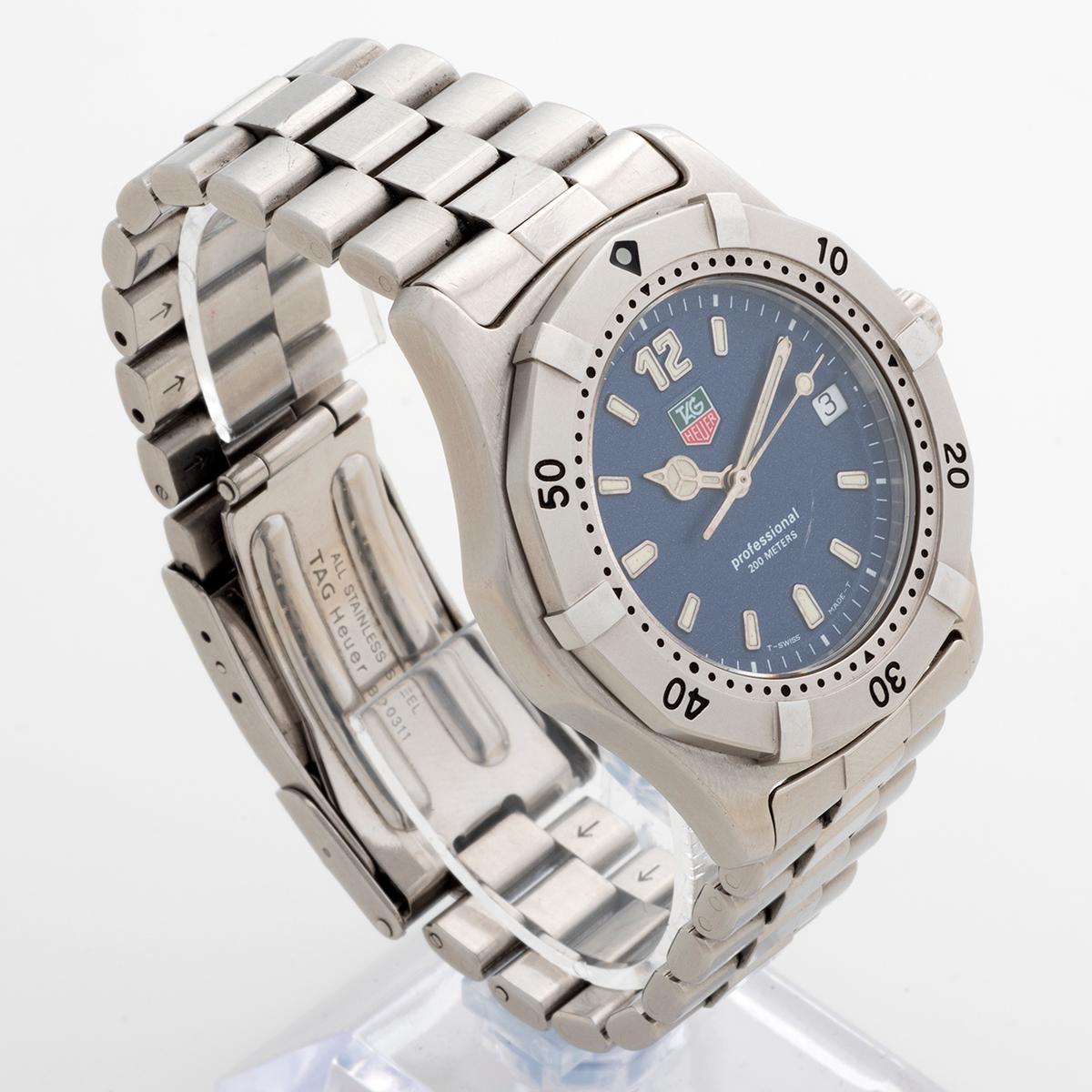 His & Hers, Tag Heuer 2000 Wristwatches.  T Swiss Made Tritium Dial, Year c 1996 6