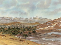 Ballochbuie, Balmoral, aprile - Litografia firmata, Royal Art, Scozia, foresta