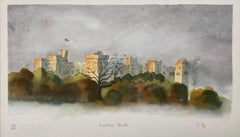 "Castello di Windsor, 1990" Litografia firmata da HM Charles III, edizione di 295 esemplari