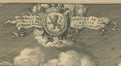 His Majesty’s Arrival at Honselaarsdijk – Grand Procession Engraving c.1690