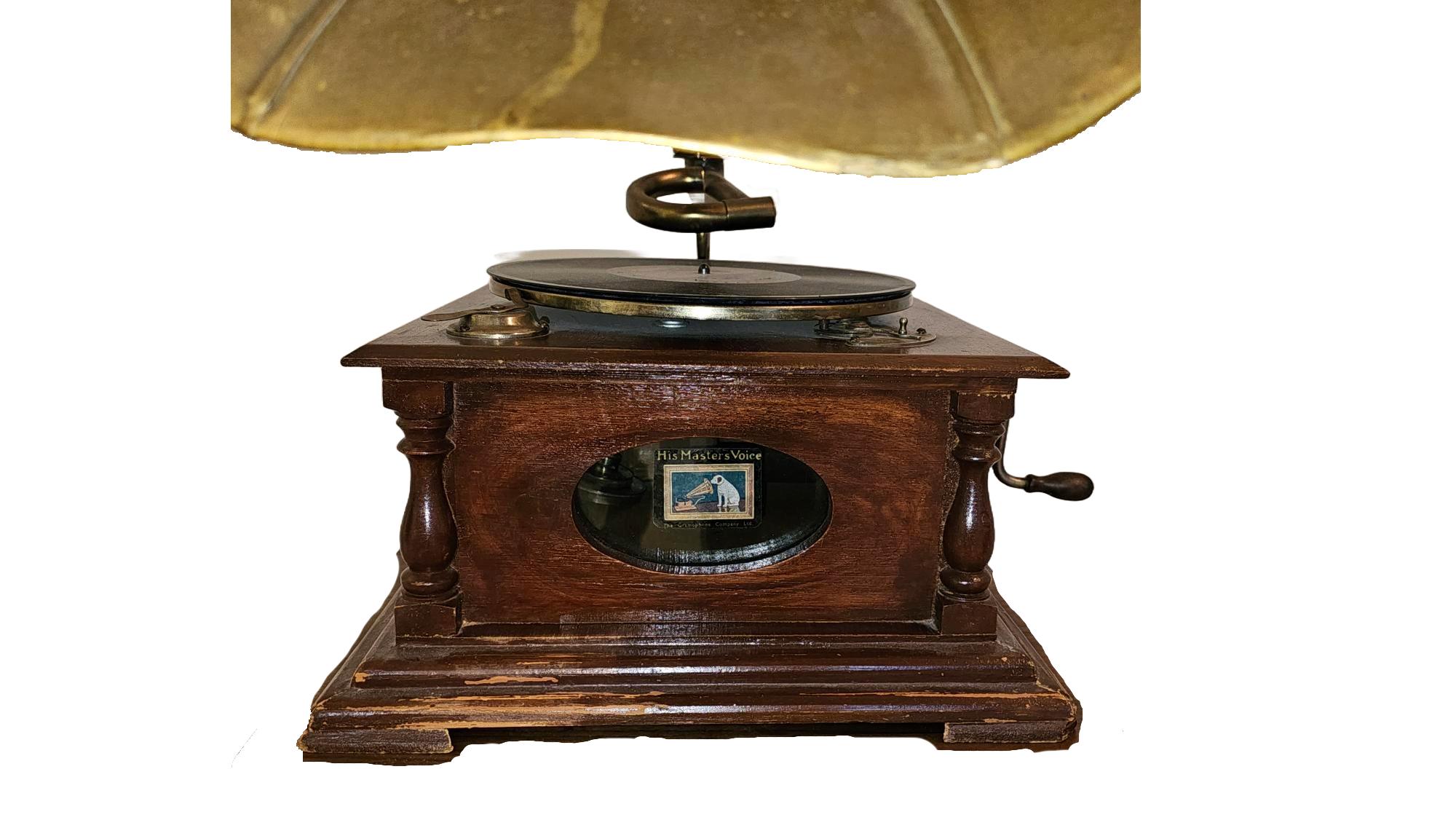 his master's voice phonograph