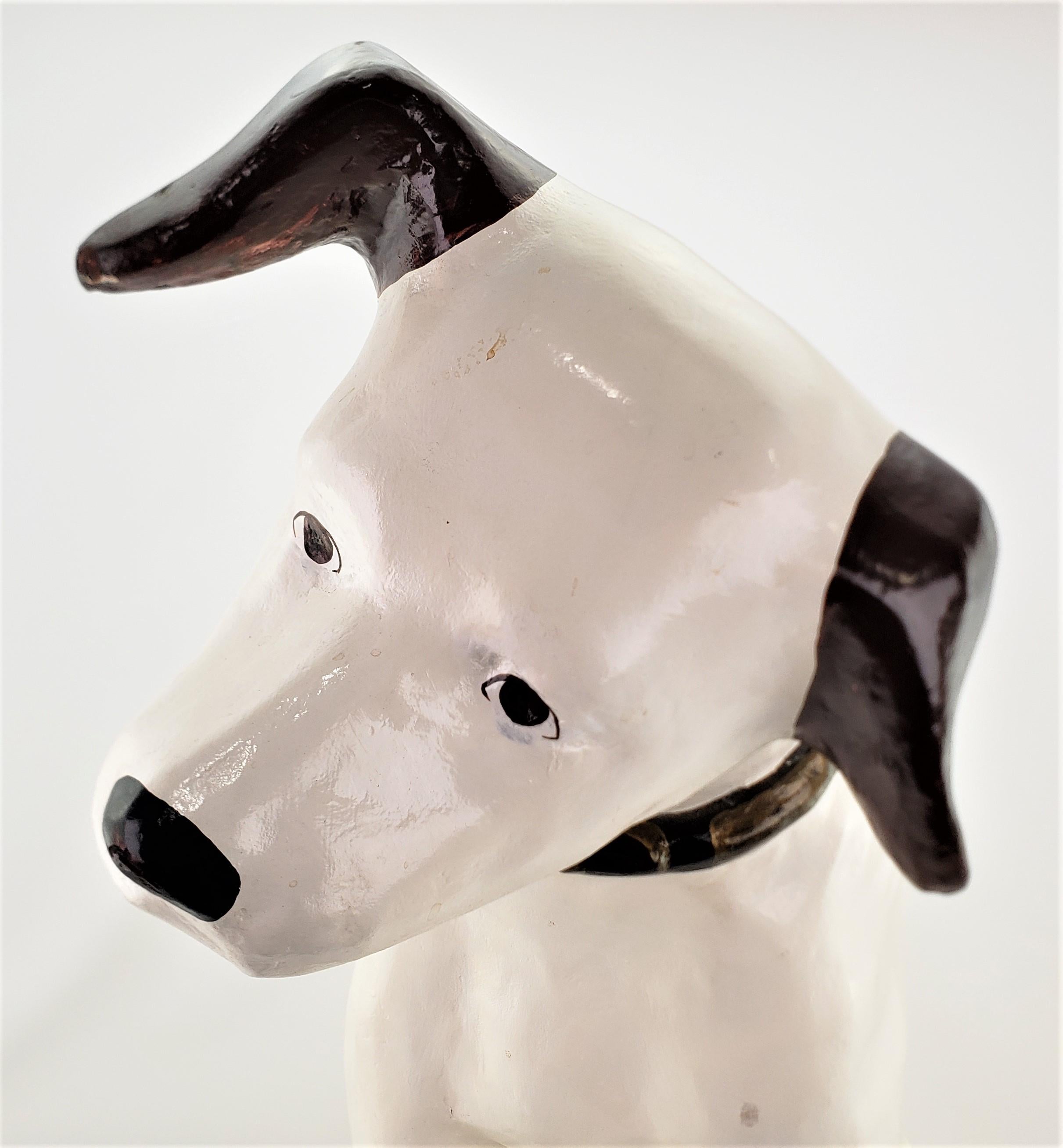 20th Century His Masters Voice Large Advertising Paper Mache RCA Store Display 'Nipper' Dog