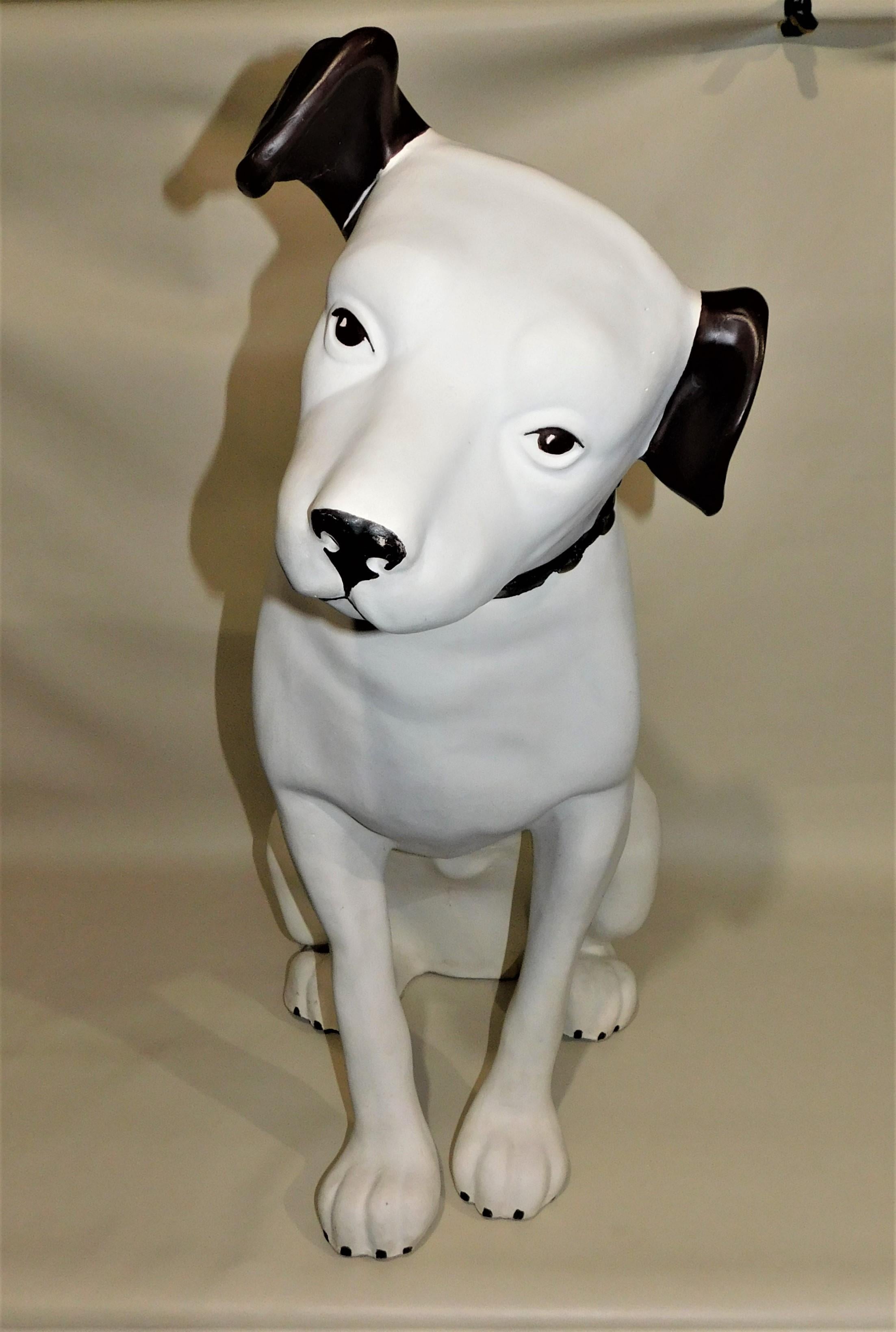 His Masters Voice Large Store Display  'Nipper' Dog Victor RCA Jack Russell 4