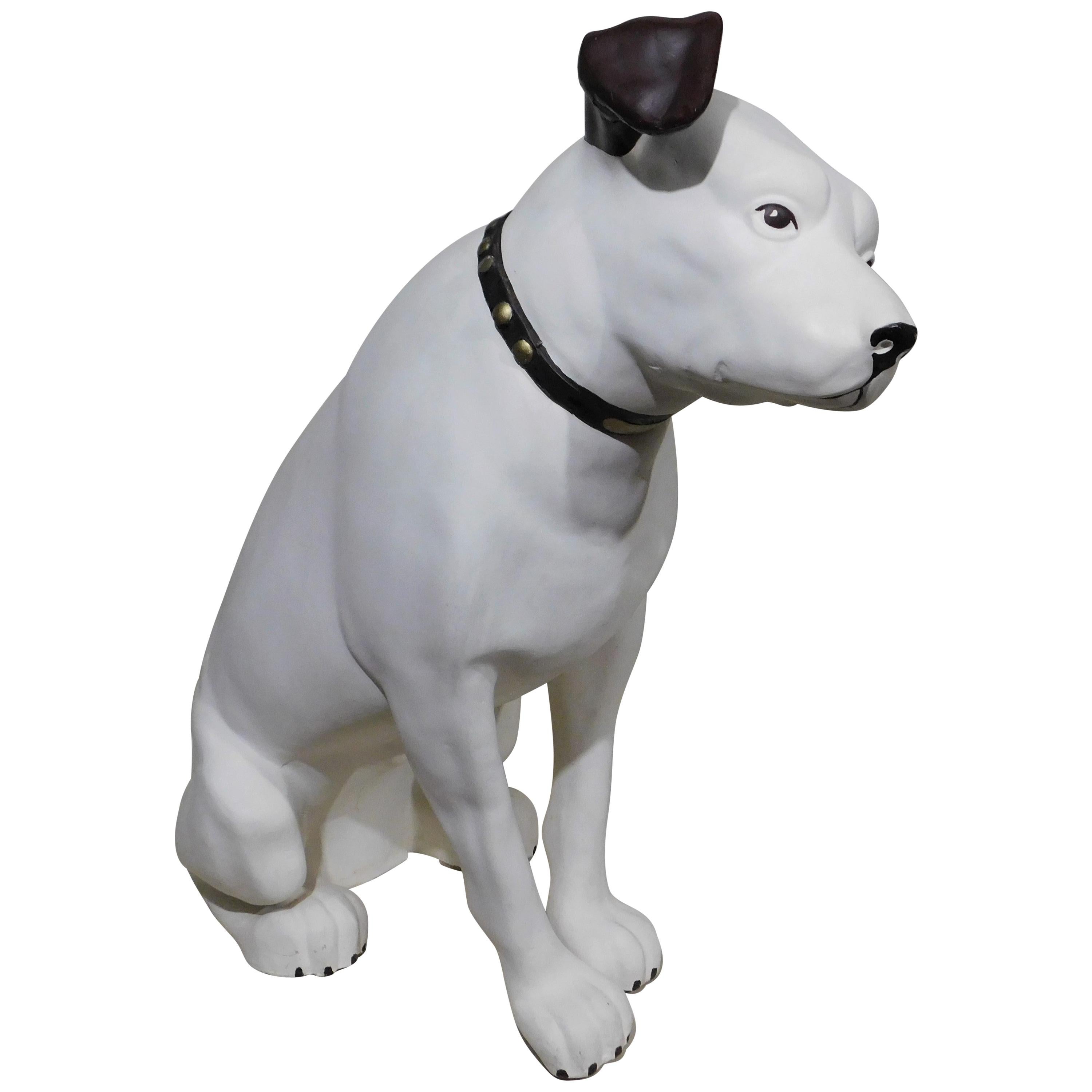 His Masters Voice Large Store Display 'Nipper' Hund Victor RCA Jack Russell
