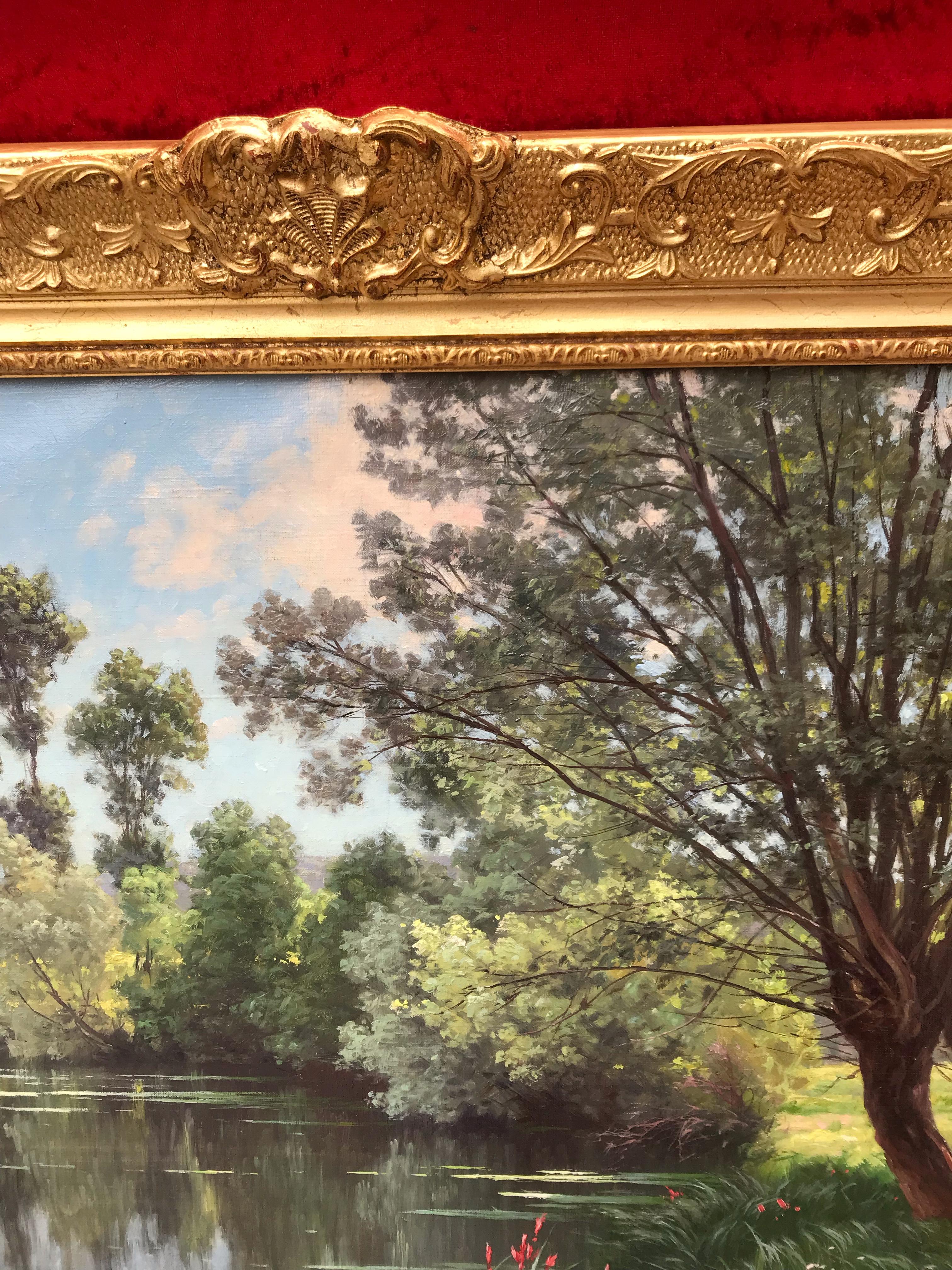 Paisaje junto al estanque en venta 2