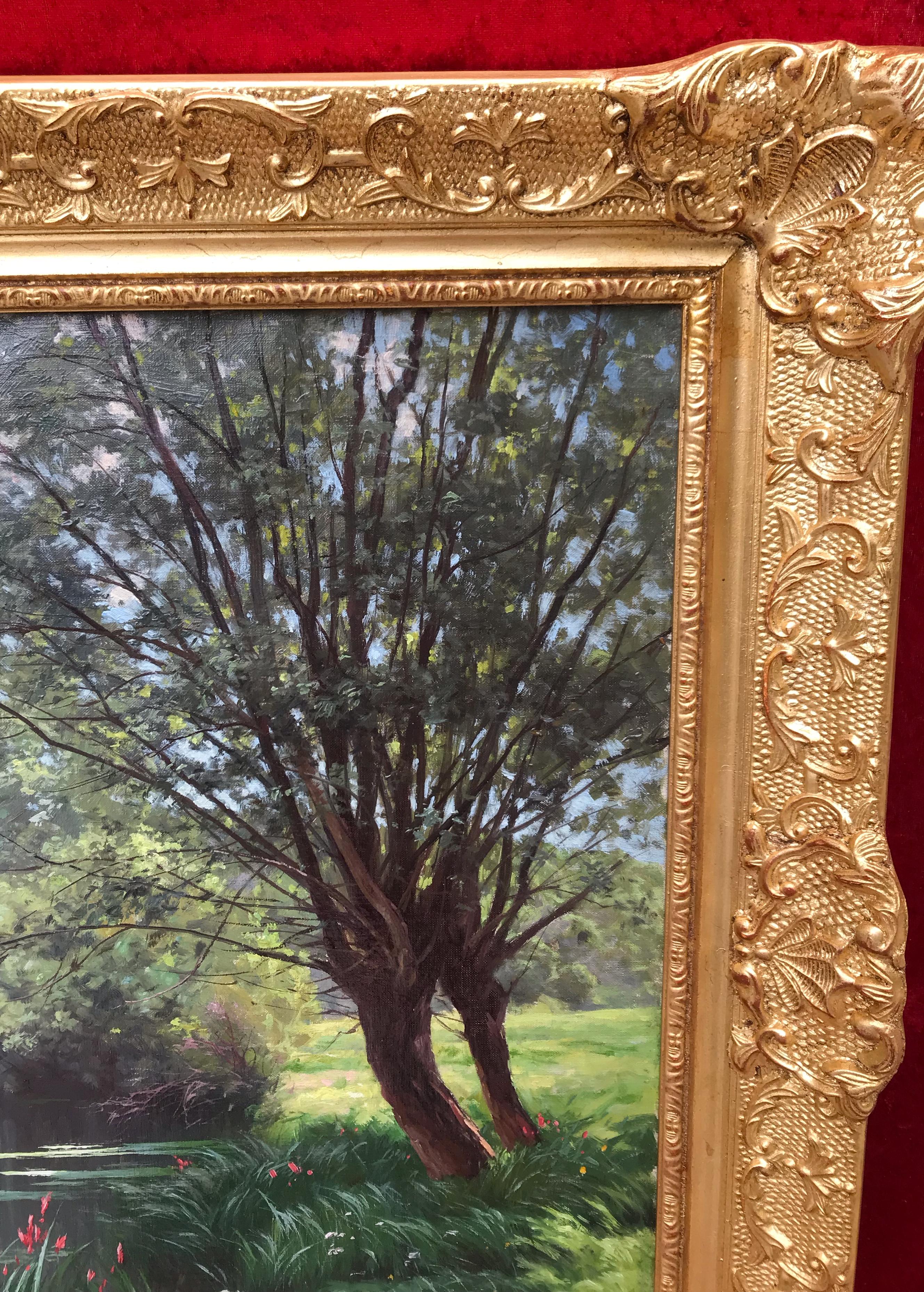 Paisaje junto al estanque en venta 3
