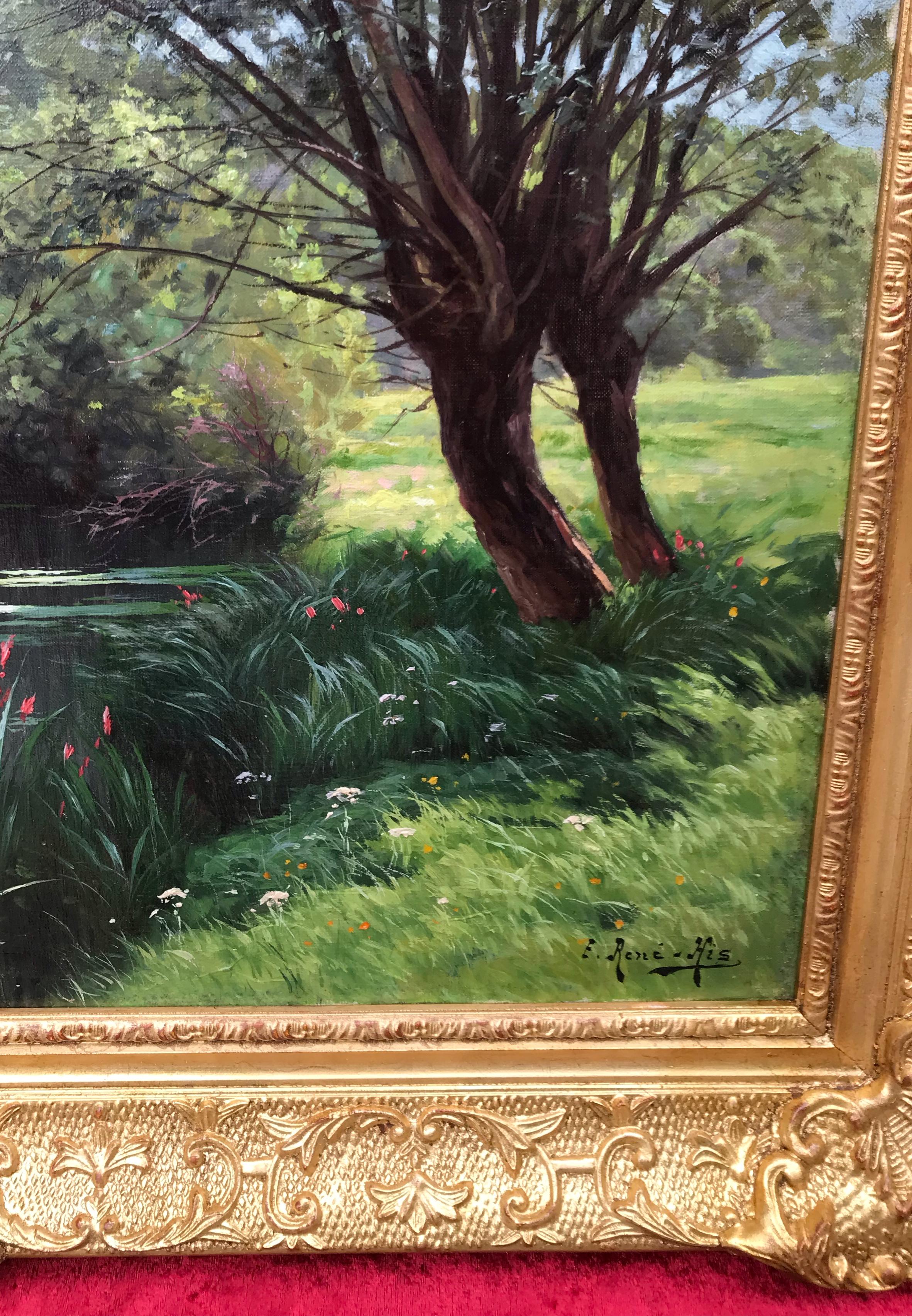 Paisaje junto al estanque en venta 4