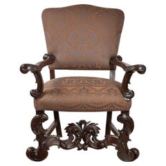 "His" Venetian Walnut Arm Chair