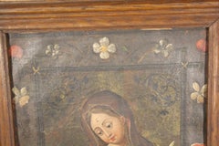 Hispanic School Of The End Of The 18th Century Virgin And Child