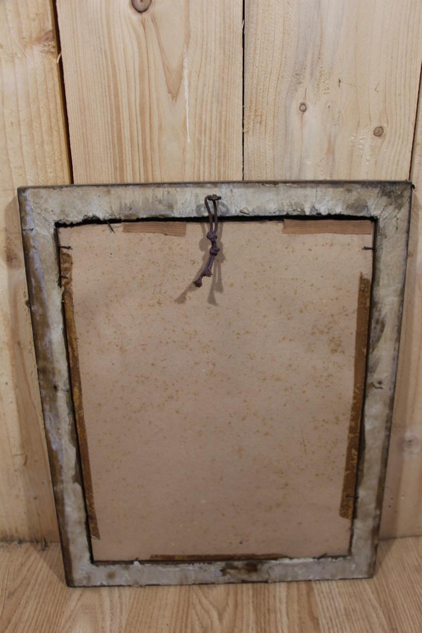 Hispanische Schule vom Ende des 18. Jahrhunderts Jungfrau und Kind (Farbe) im Angebot