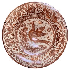 Cargador hispano-morisco de cobre lustre, siglo XVII