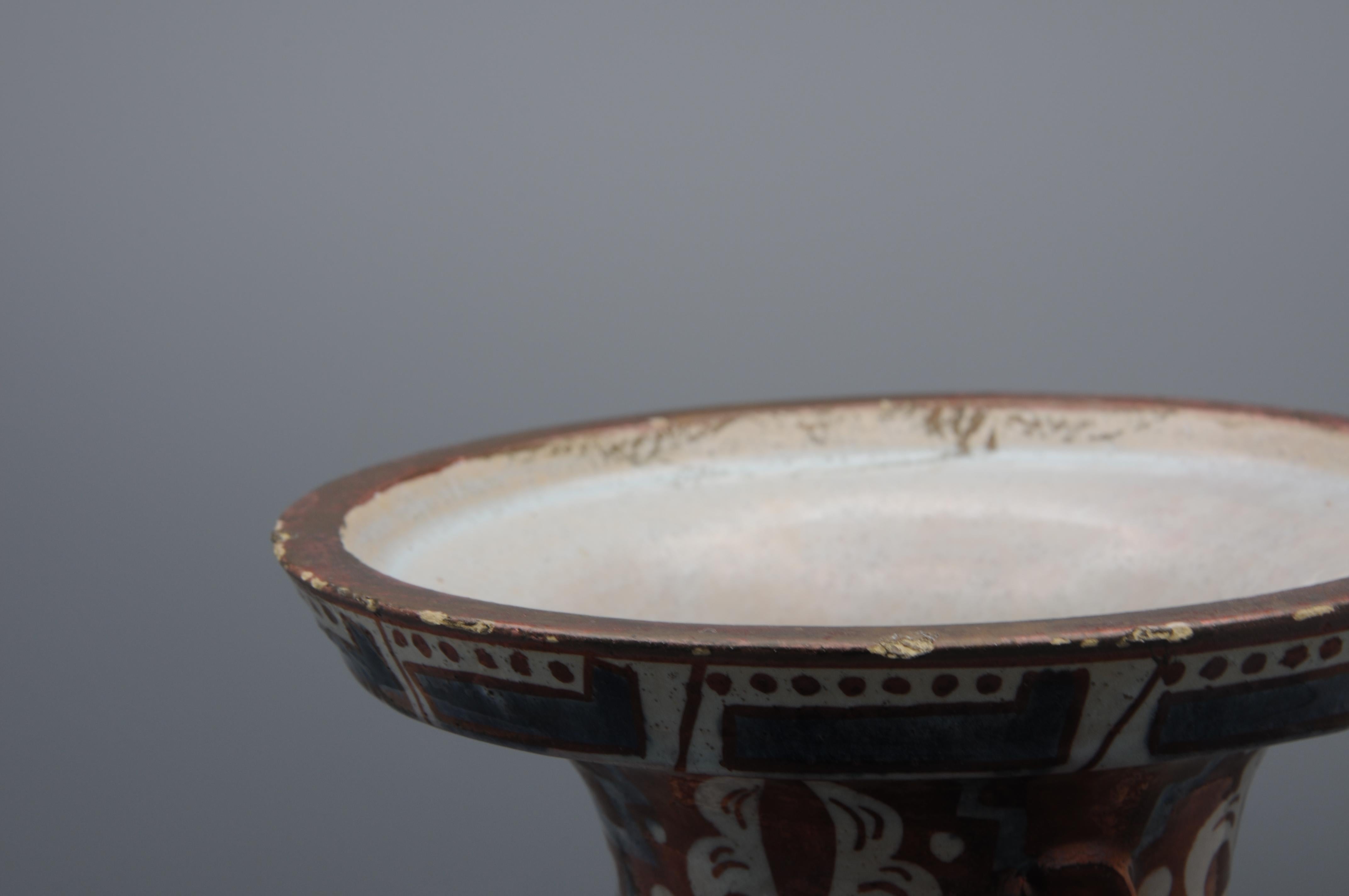 Hispano Moresque Lüsterware Alhambra-Vase – Valencia, frühes 20. Jahrhundert im Angebot 8