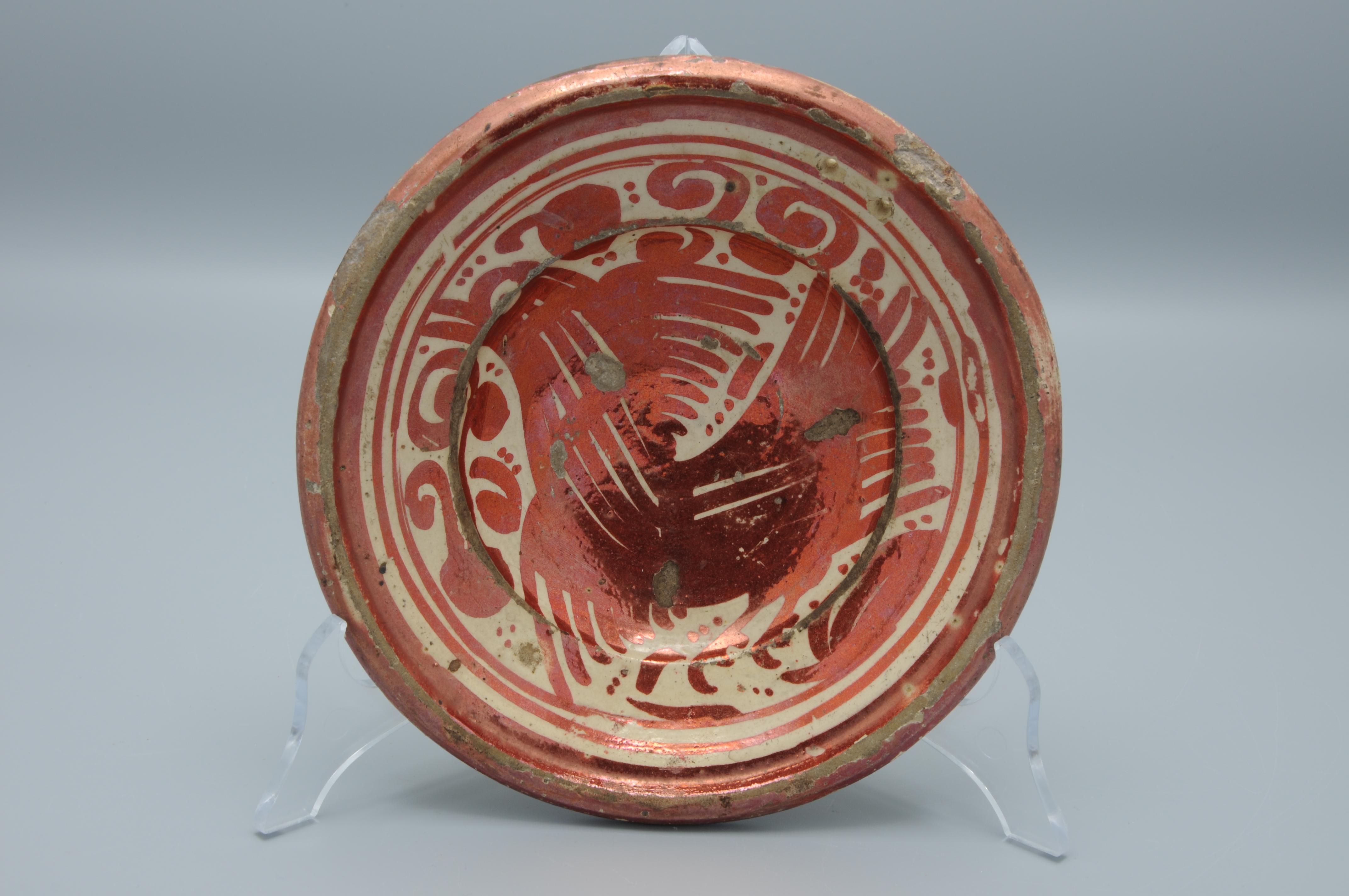 Plato de loza hispano-morisco - Siglo XVII, Manises Barroco en venta
