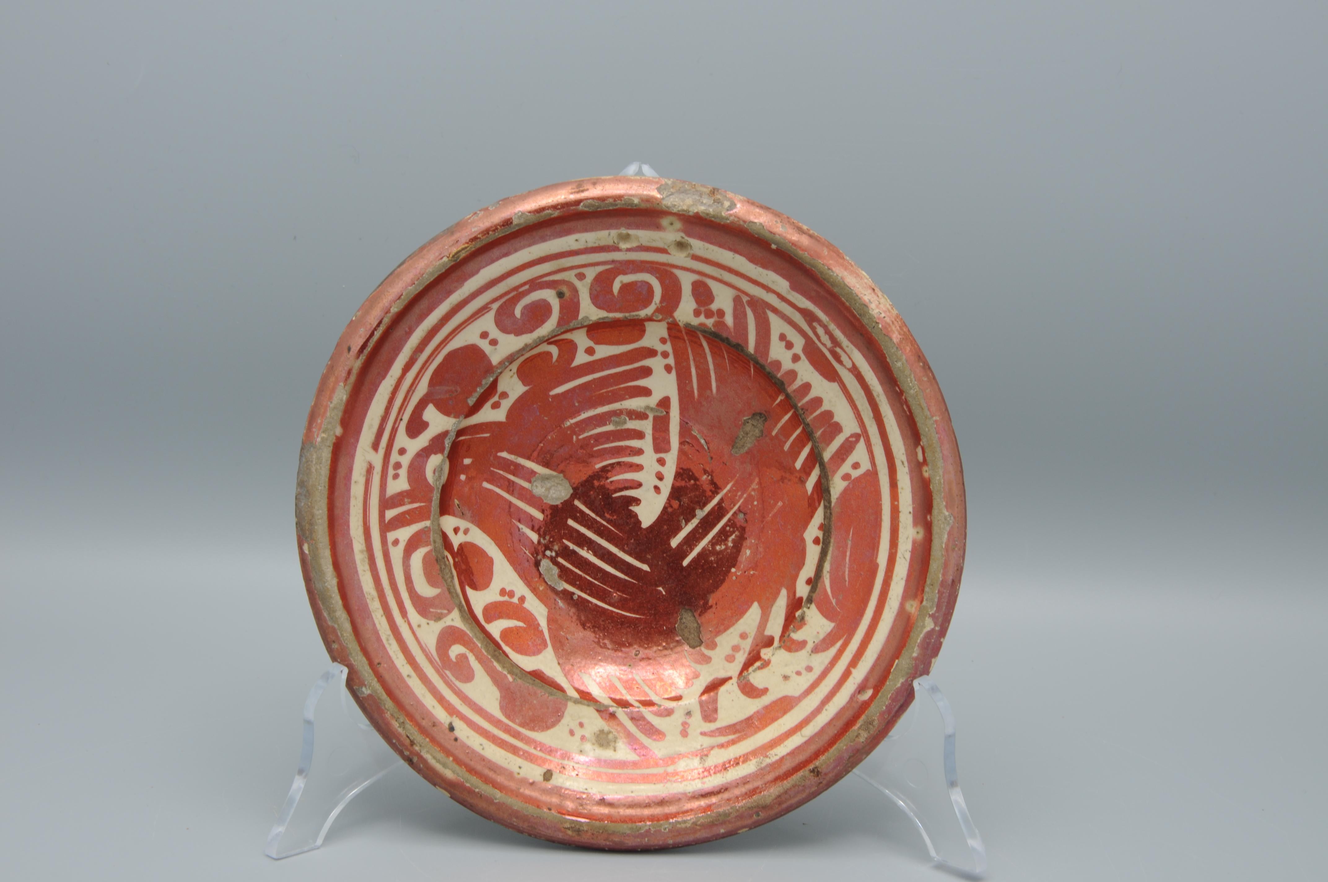 Plato de loza hispano-morisco - Siglo XVII, Manises siglo XVIII y antes en venta