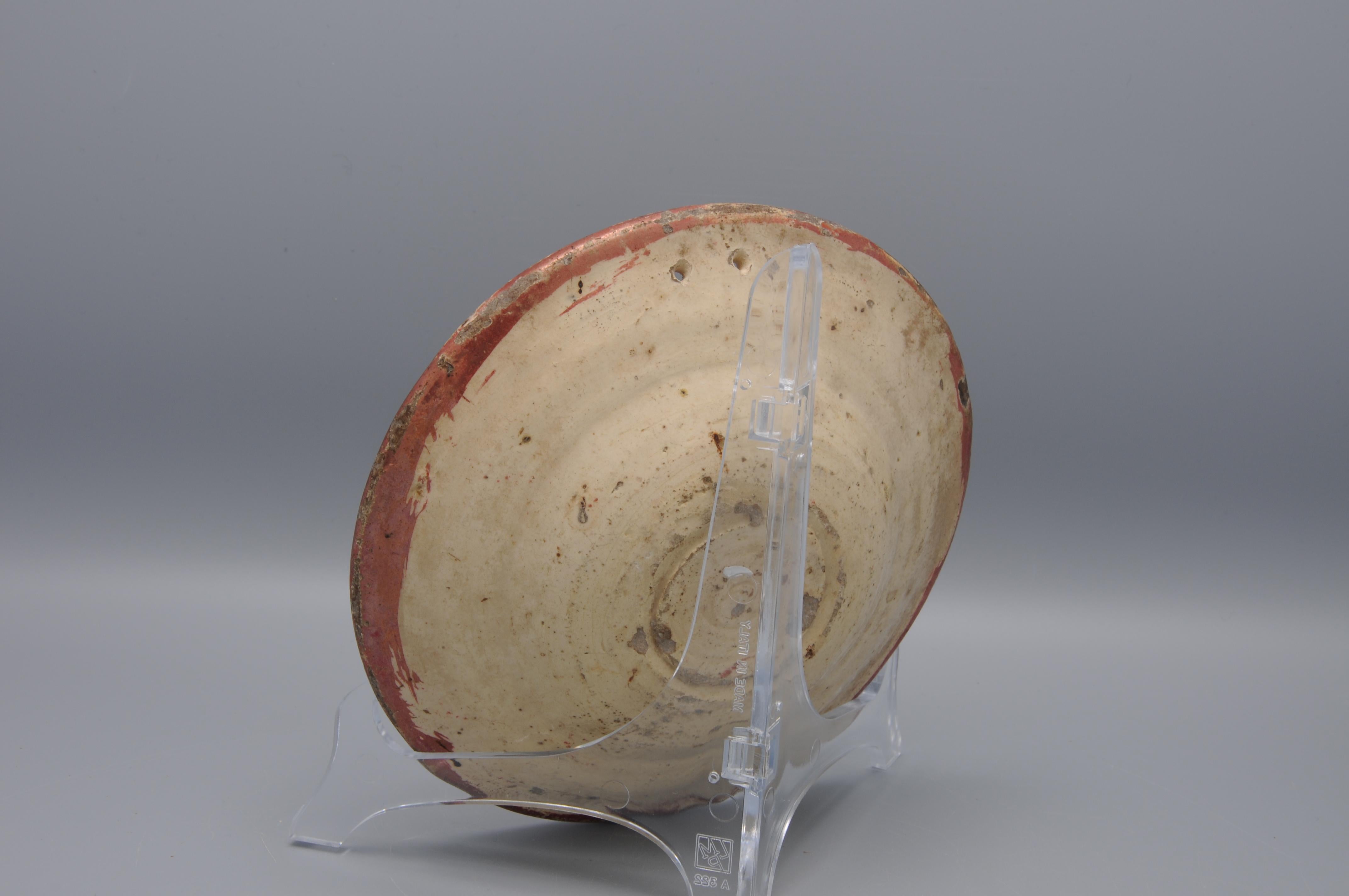 Plato de loza hispano-morisco - Siglo XVII, Manises Loza de barro en venta