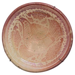 Hispano Moresque Lustreware Große Schale - um 1700, Manises, Valencia