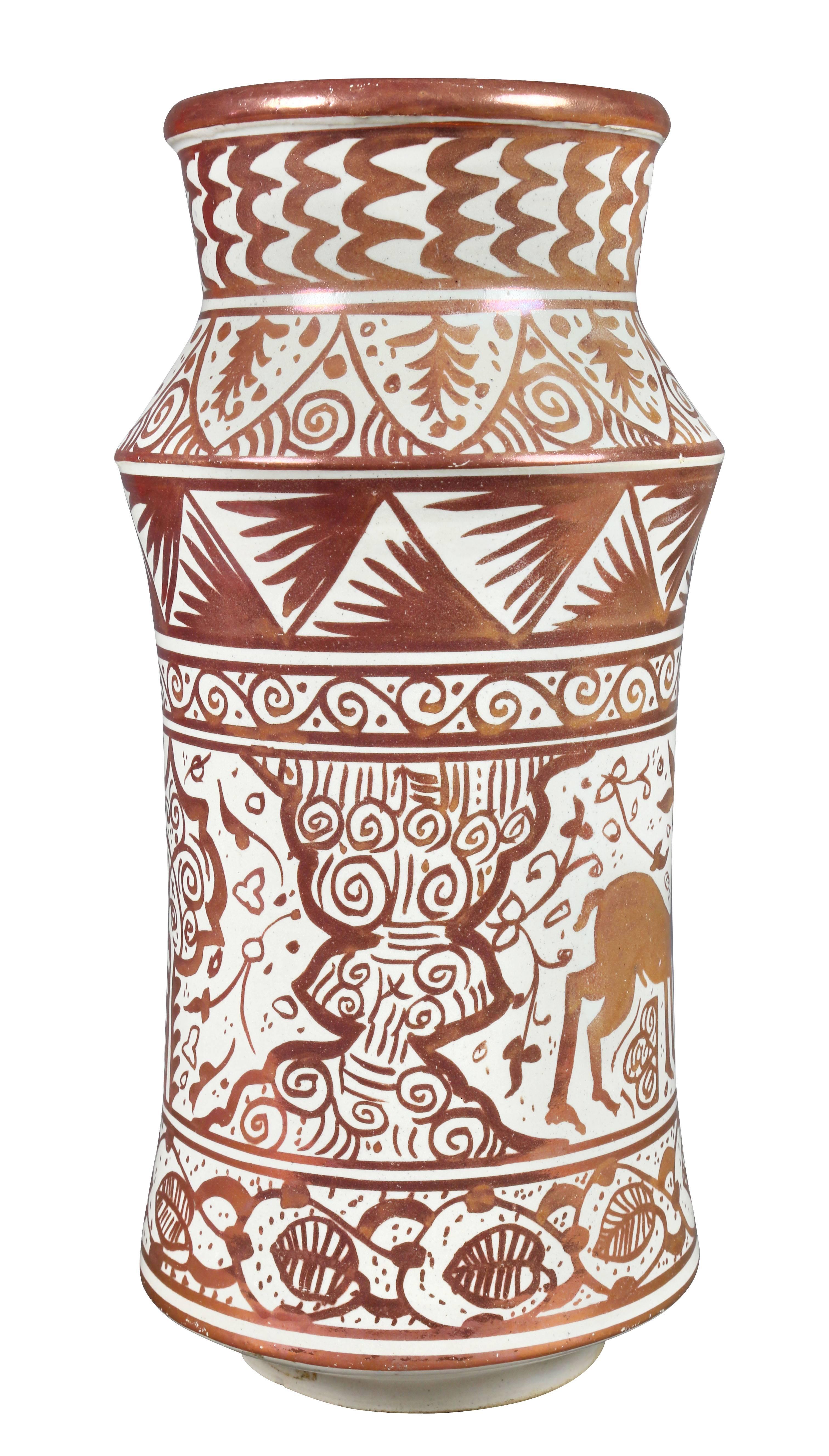Autre Vase en poterie hispano-Moresque