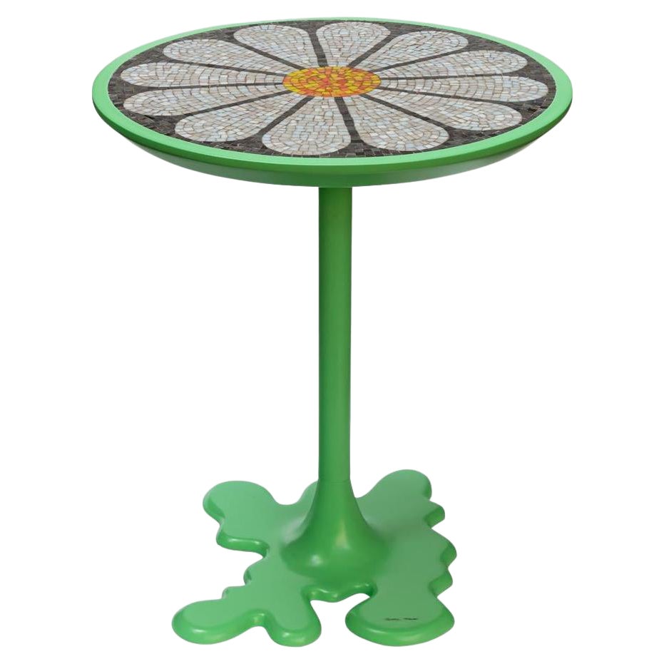 Seltener Couchtisch mit Mosaikplatte von Alessandro Mendini für Alchimia im Angebot