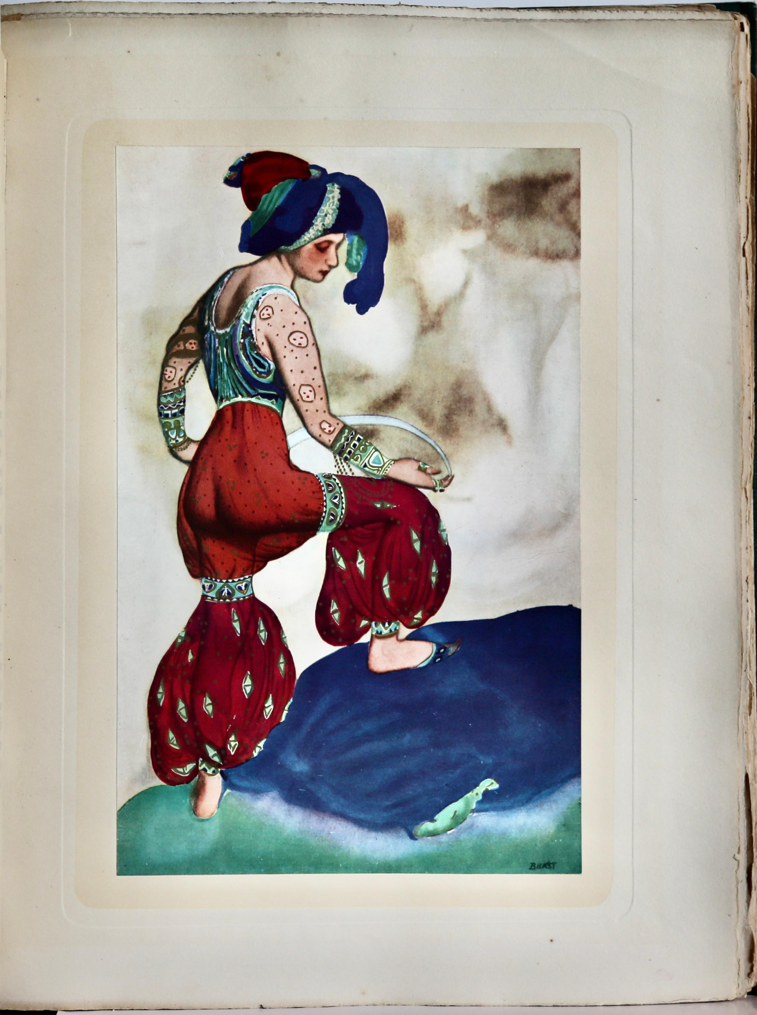 Histoire de Leon Bakst Rare French 1924 Edition #94 of 345 Ballet Russes designs For Sale 6