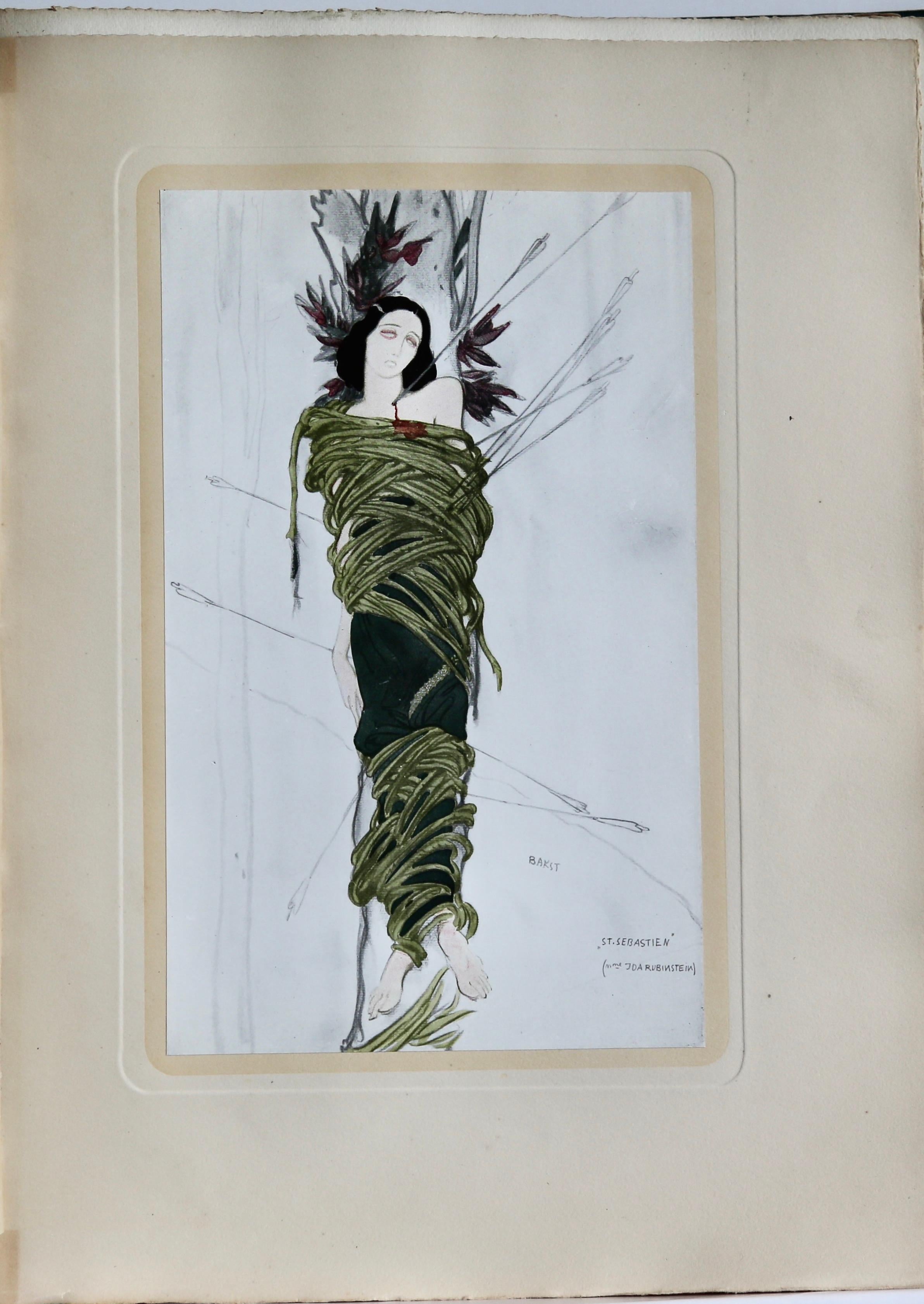 Histoire de Leon Bakst Rare French 1924 Edition #94 of 345 Ballet Russes designs For Sale 7