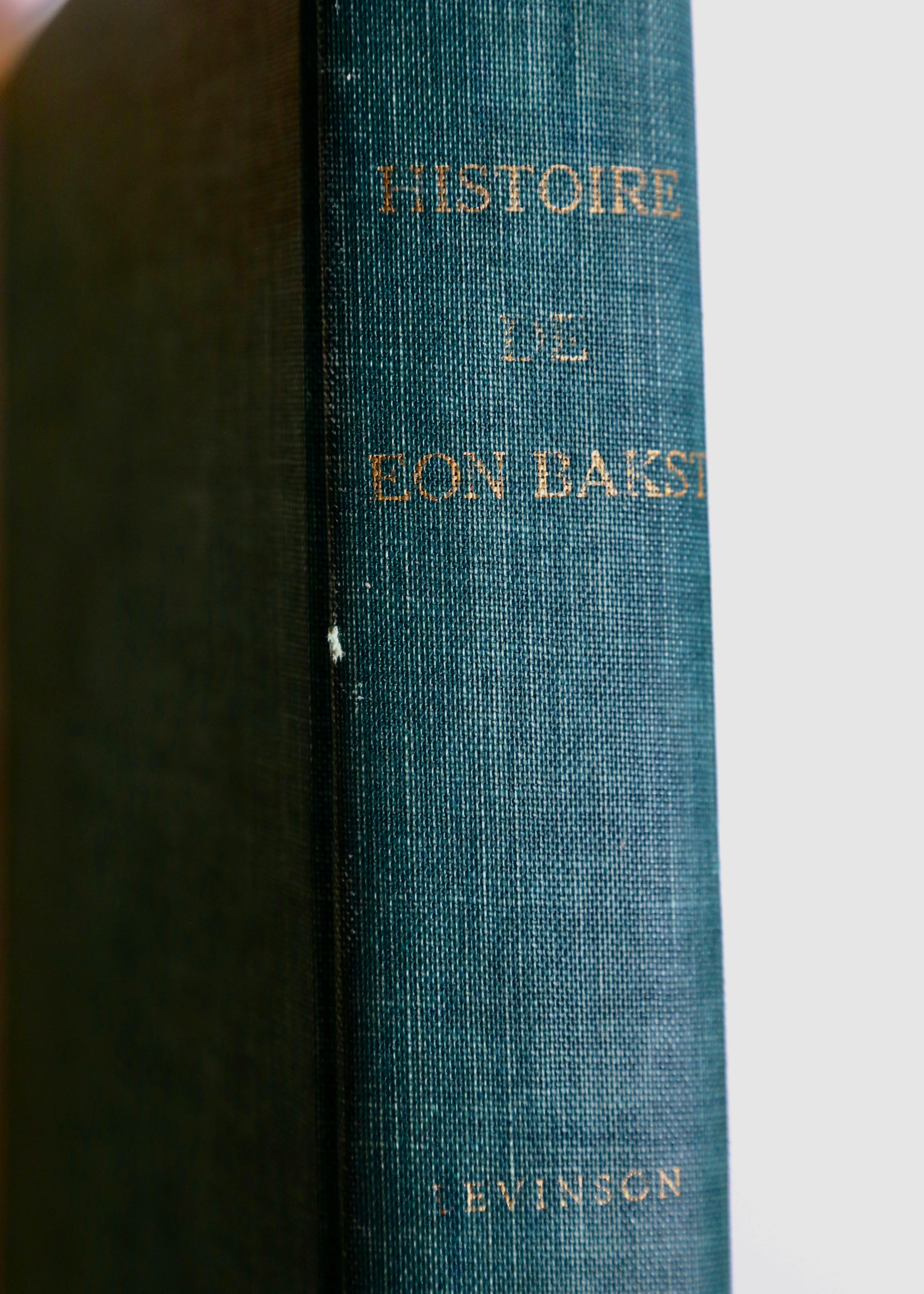 Histoire de Leon Bakst Rare French 1924 Edition #94 of 345 Ballet Russes designs For Sale 9