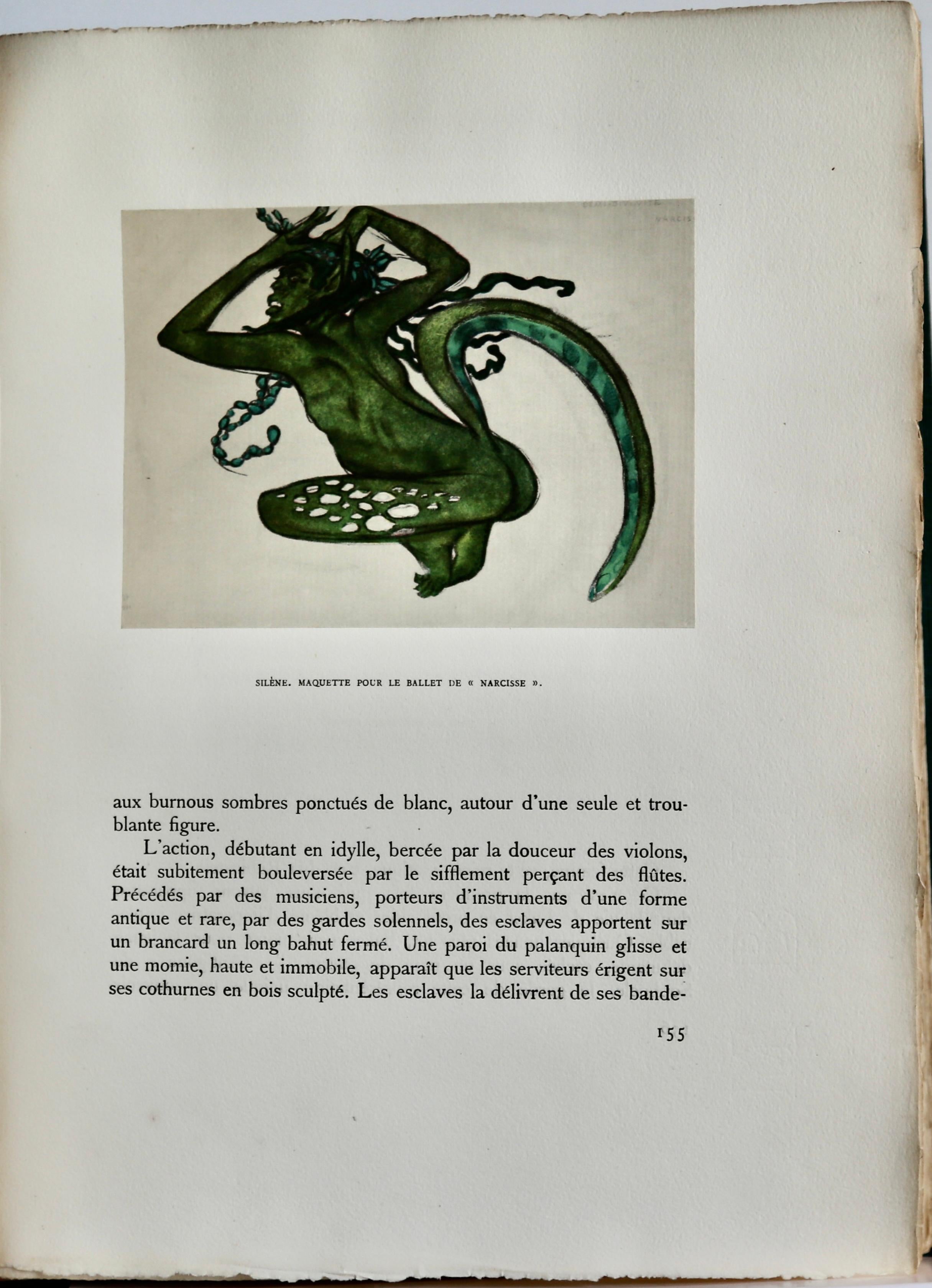Histoire de Leon Bakst Rare French 1924 Edition #94 of 345 Ballet Russes designs For Sale 11