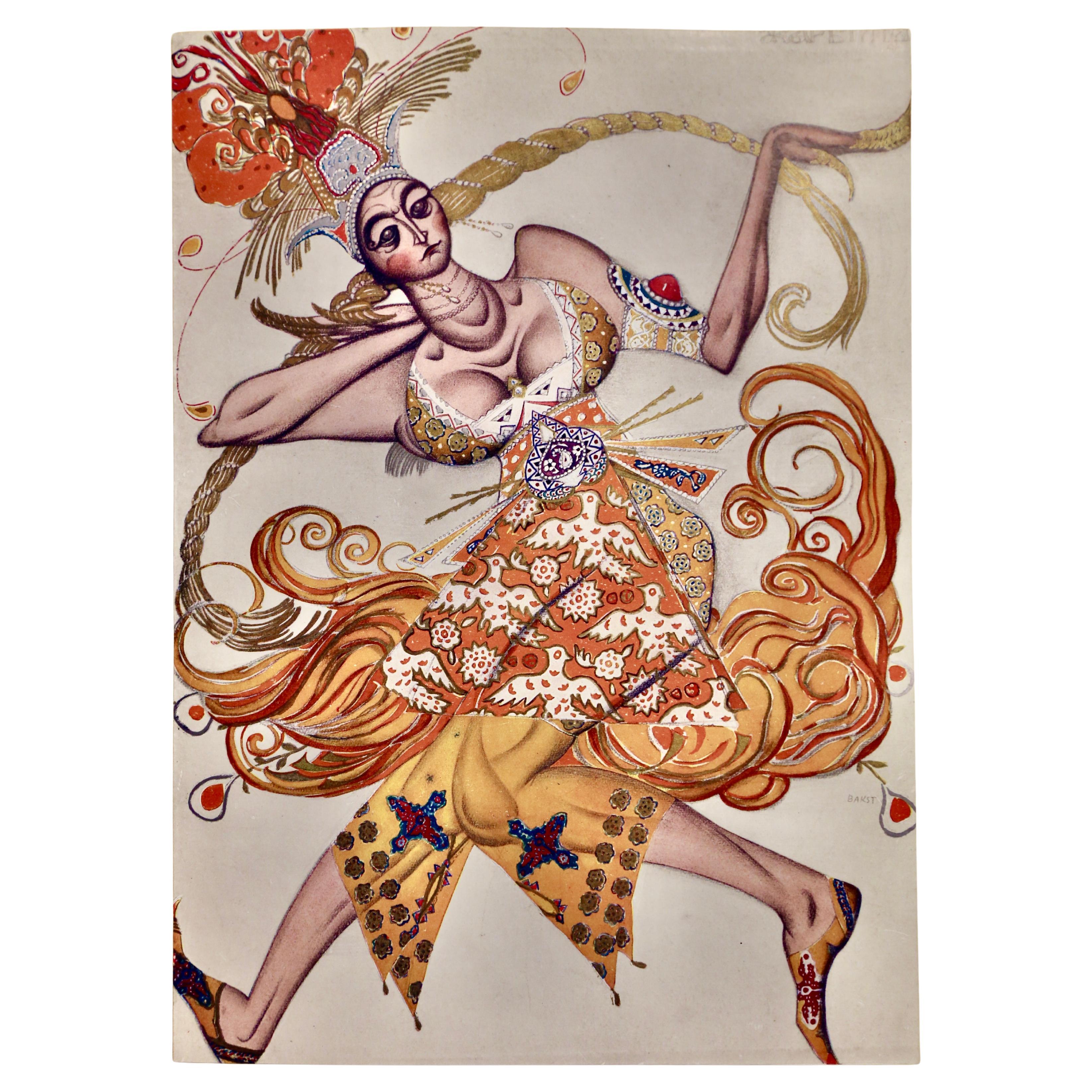 Histoire de Leon Bakst Rare French 1924 Edition #94 of 345 Ballet Russes designs