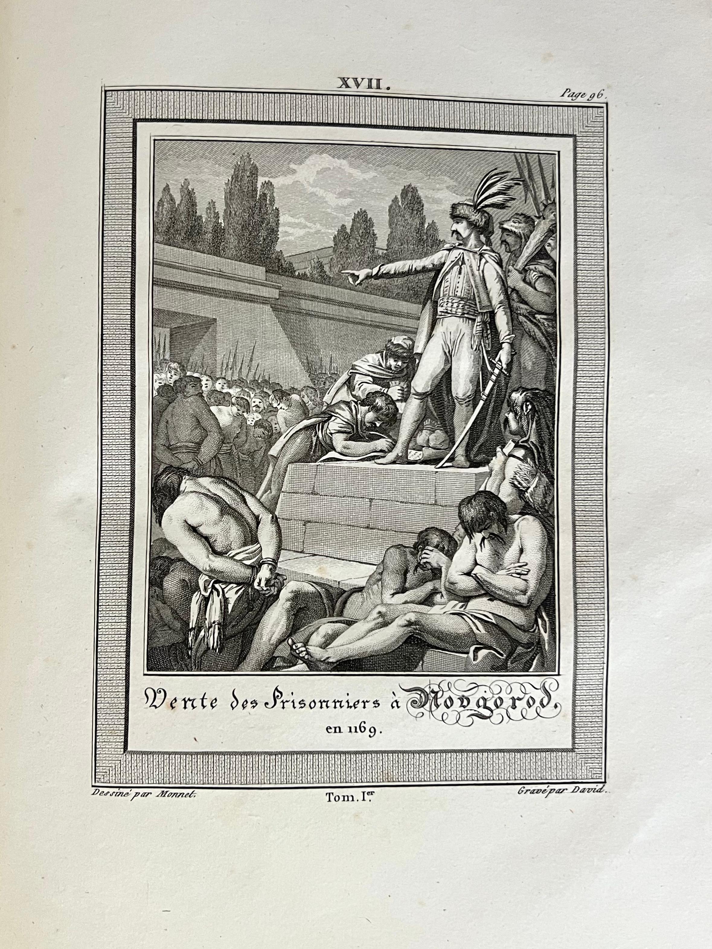 Histoire De Russie Pubblicato nel 1797 con 36 tavole incise da E.A. A. David in vendita 9
