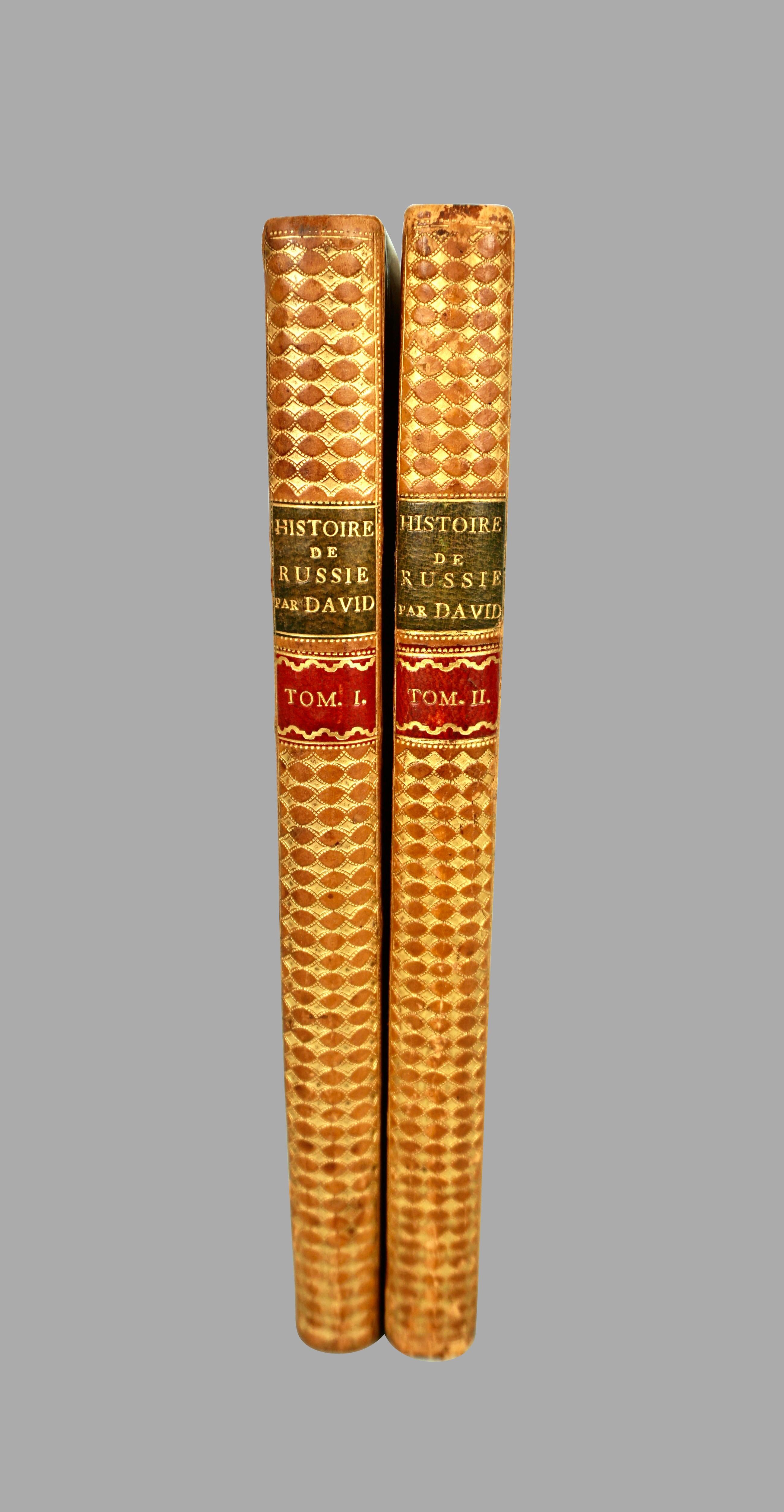 Storia della Russia in 2 volumi pubblicata nel 1797, in francese.
Una bella prima edizione in 2 volumi intitolata 