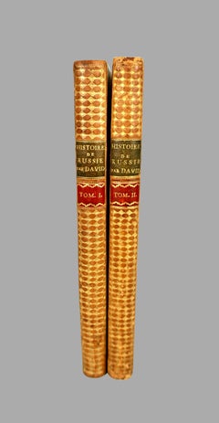 Histoire De Russie Published 1797 with 36 Engraved Plates by E.A. David