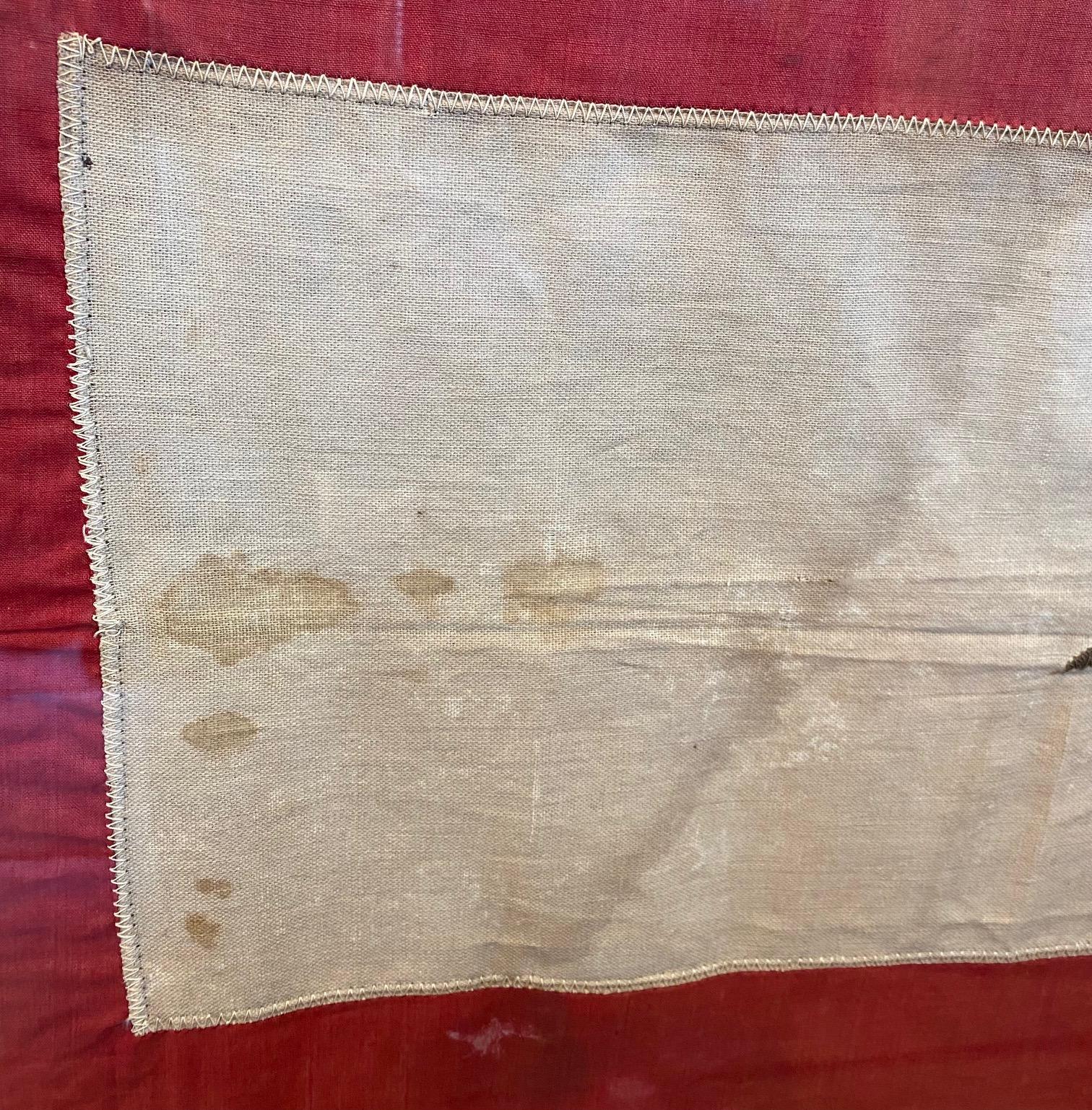 Hand-Crafted Historic American Blue Star Flag, circa 1917