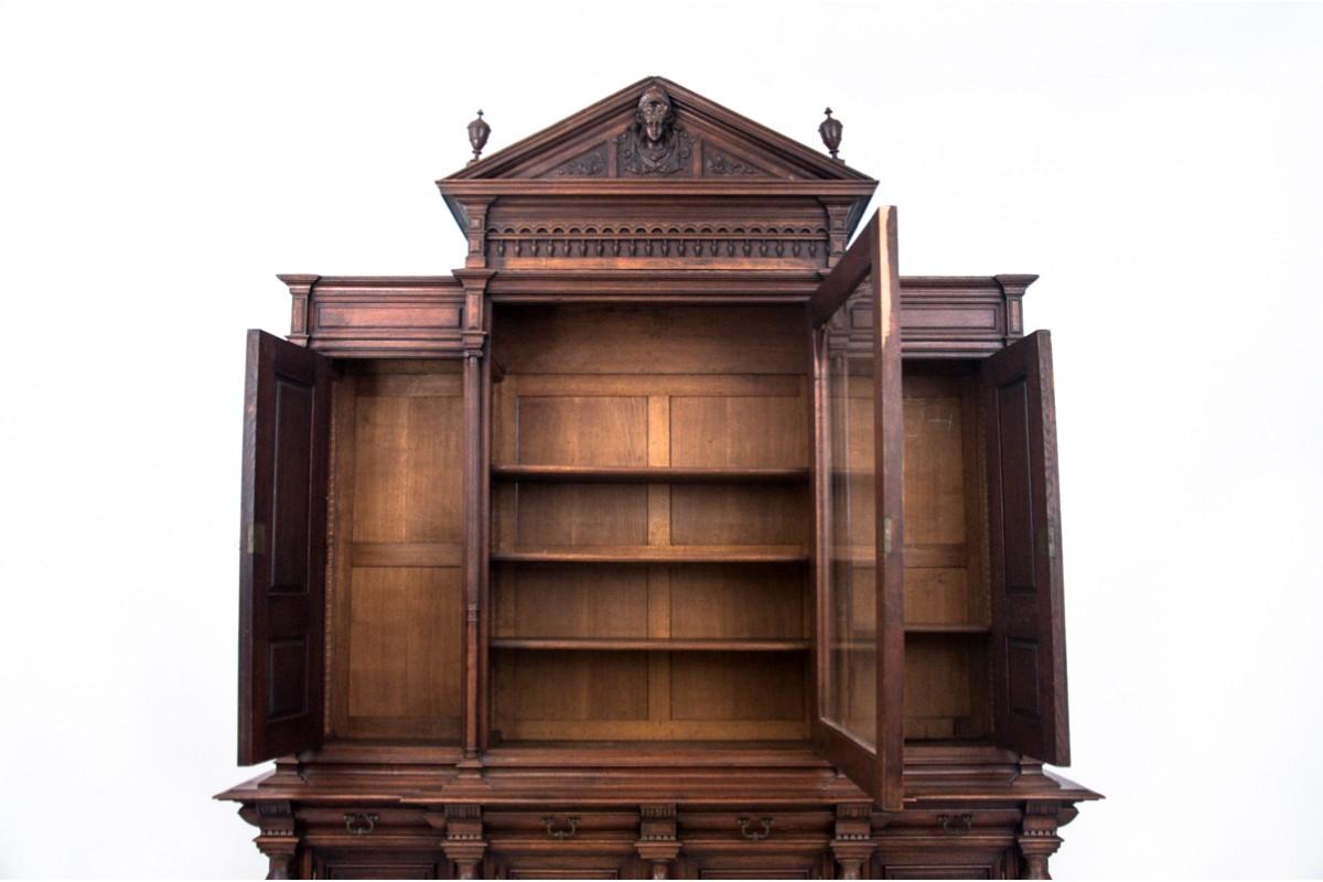 French Provincial Historic Antique French Walnut Cupboard For Sale