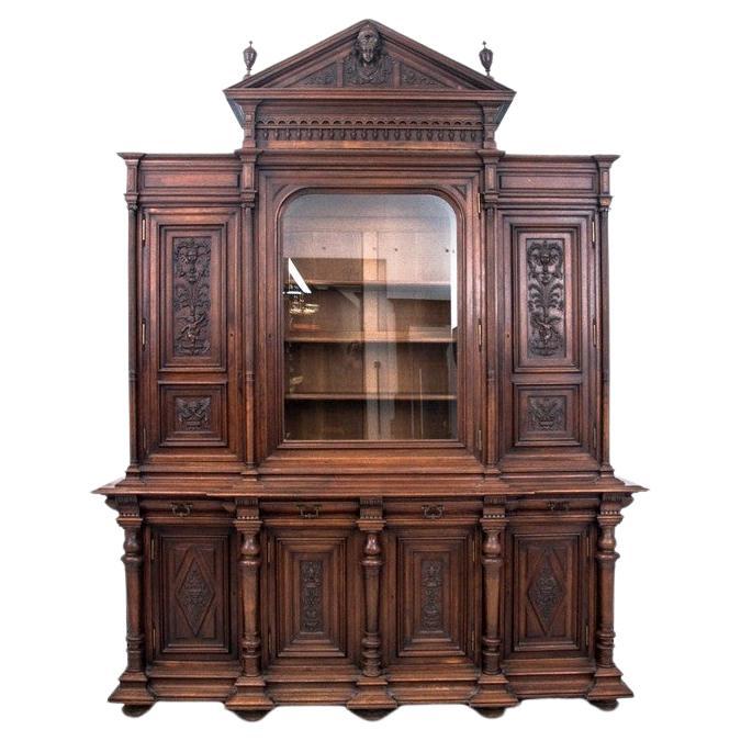 Historic Antique French Walnut Cupboard For Sale