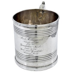 Tasse antique historique en argent sterling de la famille Kirk