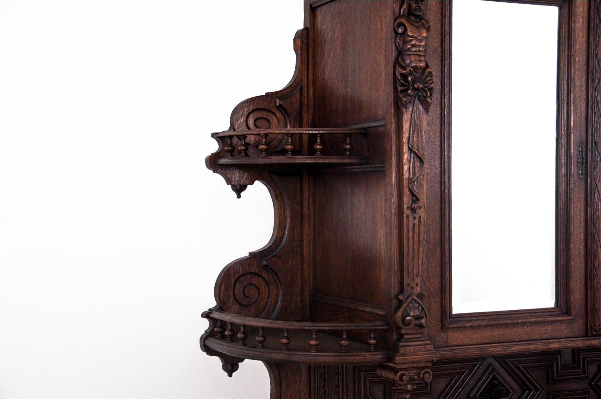 Historic Carved Cupboard, France, circa 1880 3