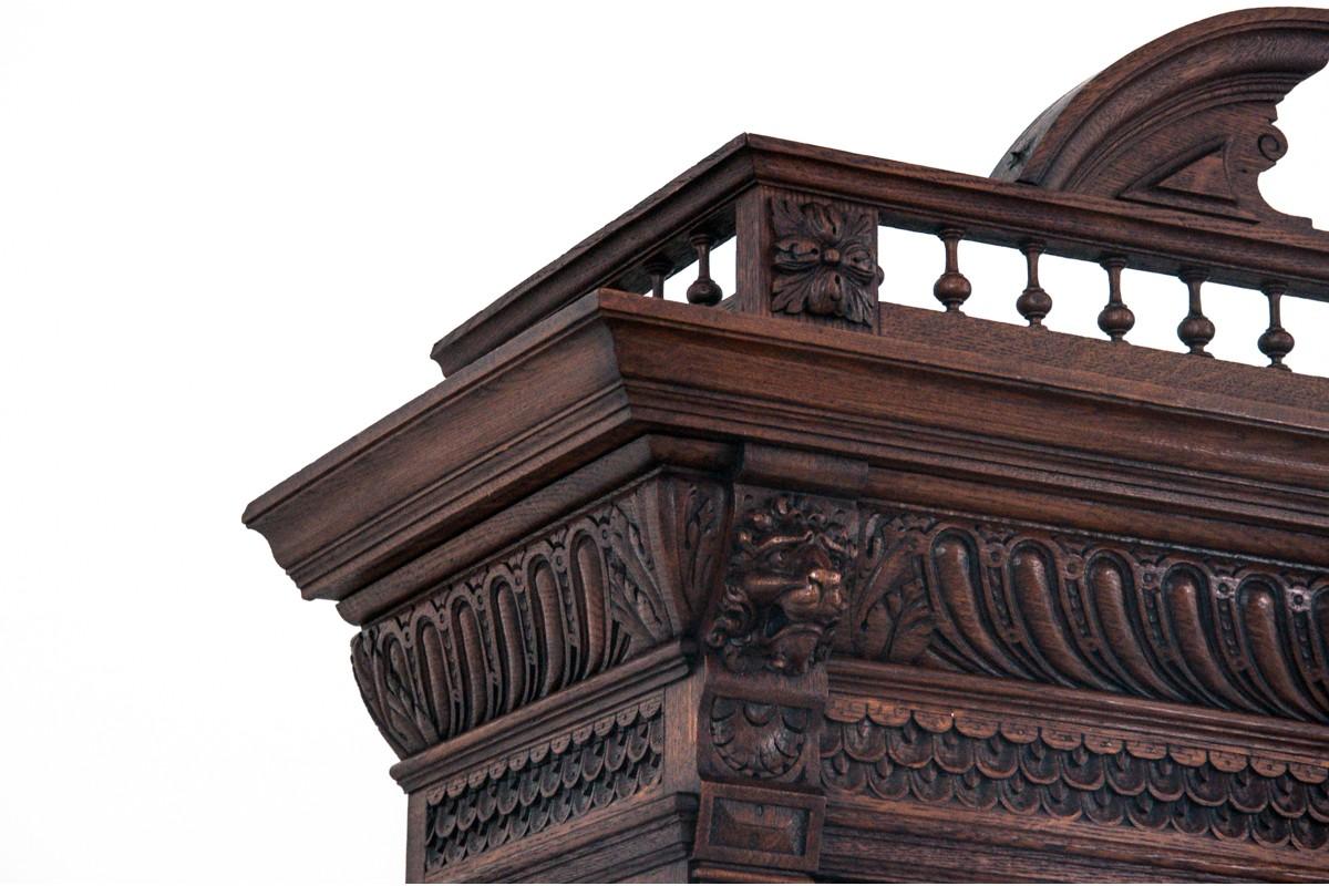 Historic Carved Cupboard, France, circa 1880 4