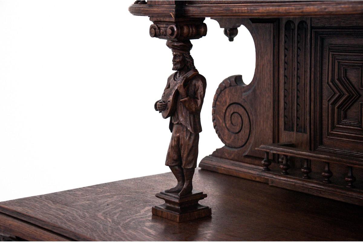 Historic Carved Cupboard, France, circa 1880 1