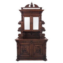 Historic Carved Cupboard, France, circa 1880