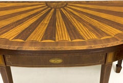 Historic Charleston Baker Furniture Federal Style Inlaid Flip-Top Table