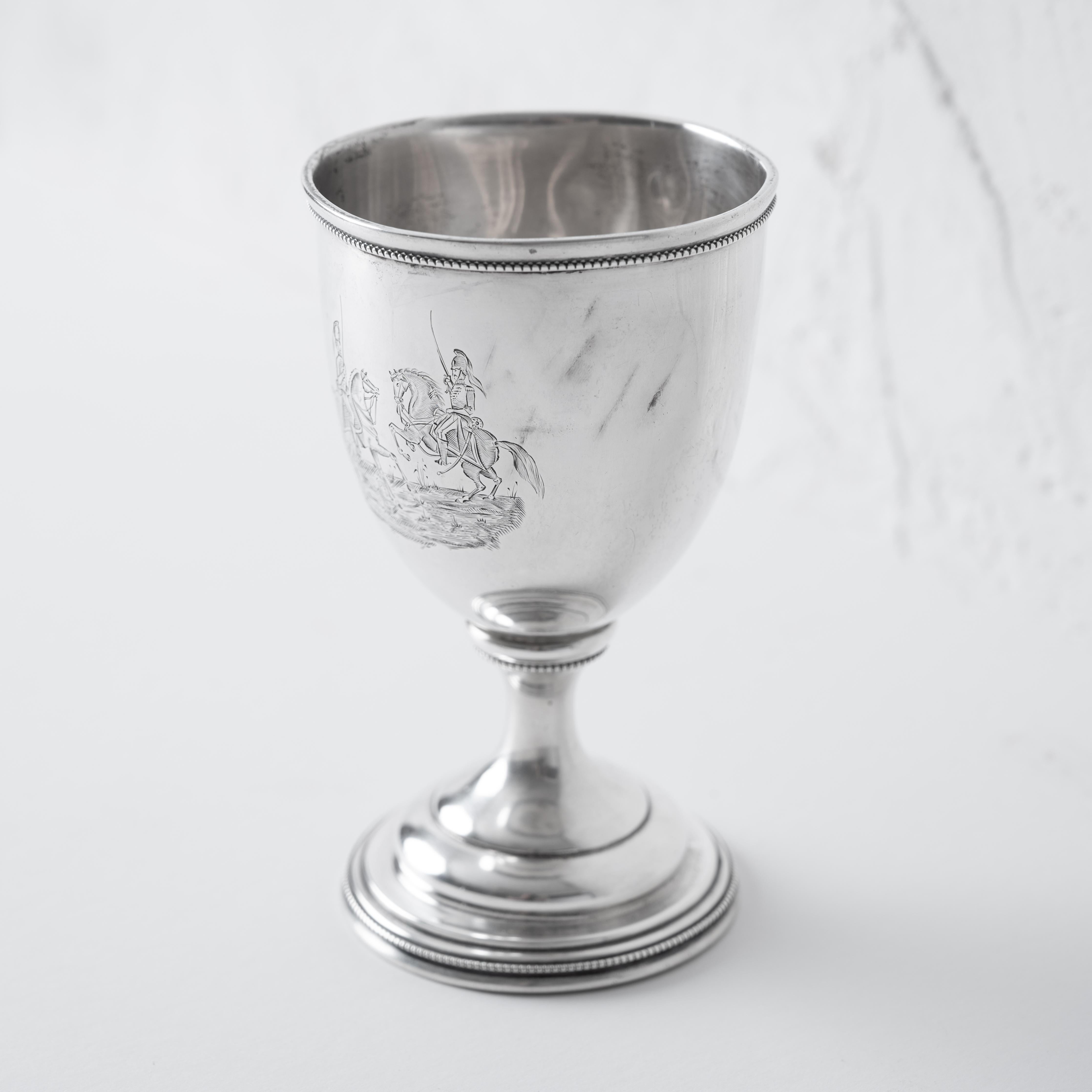 Argent A Silver historique de Charleston - Light Dragoons vs Georgia Hussars, 1856 en vente