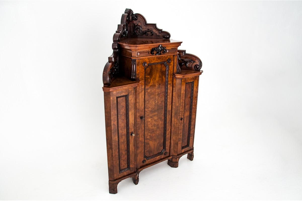 Mahogany Historic Corner Commode from Around 1900, After Renovation For Sale